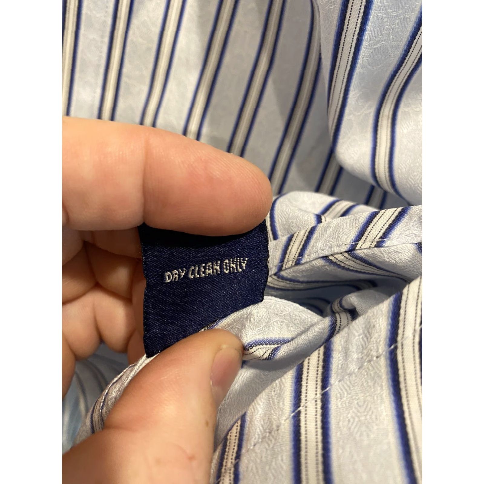 Robert Graham ROBERT GRAHAM Money Wall Street Button-Down Shirt Blue White Large Men’s Button-Up Shirt L Mens Size US L / EU 52-54 / 3 - 7 Thumbnail