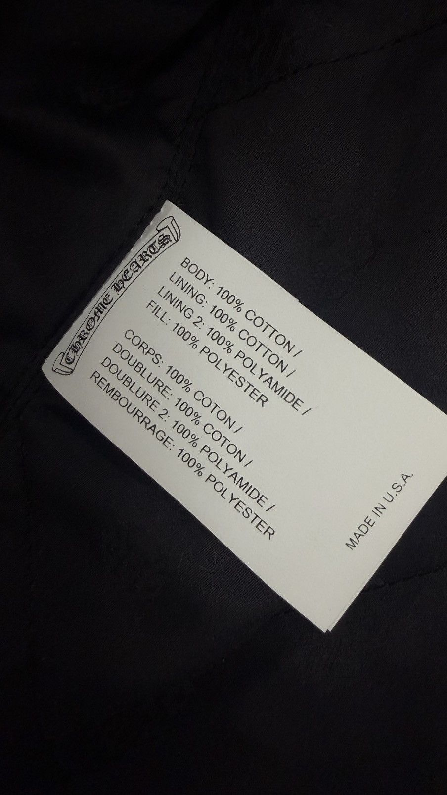Chrome Hearts RARE! Chrome Hearts Black Waxed KS Jacket Size US L / EU 52-54 / 3 - 6 Thumbnail