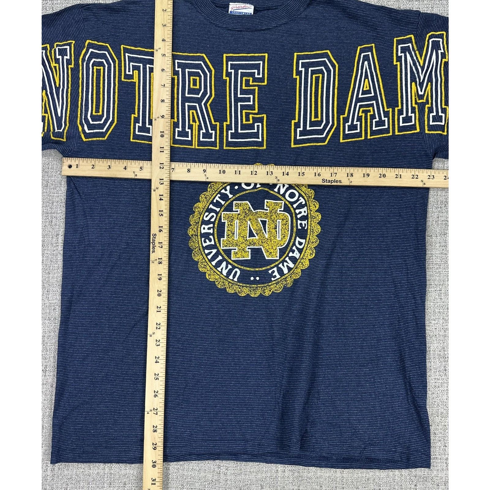 Other Notre Dame Fighting Irish Shirt Sz XL Chest Spell Out Crest Size US XL / EU 56 / 4 - 2 Thumbnail