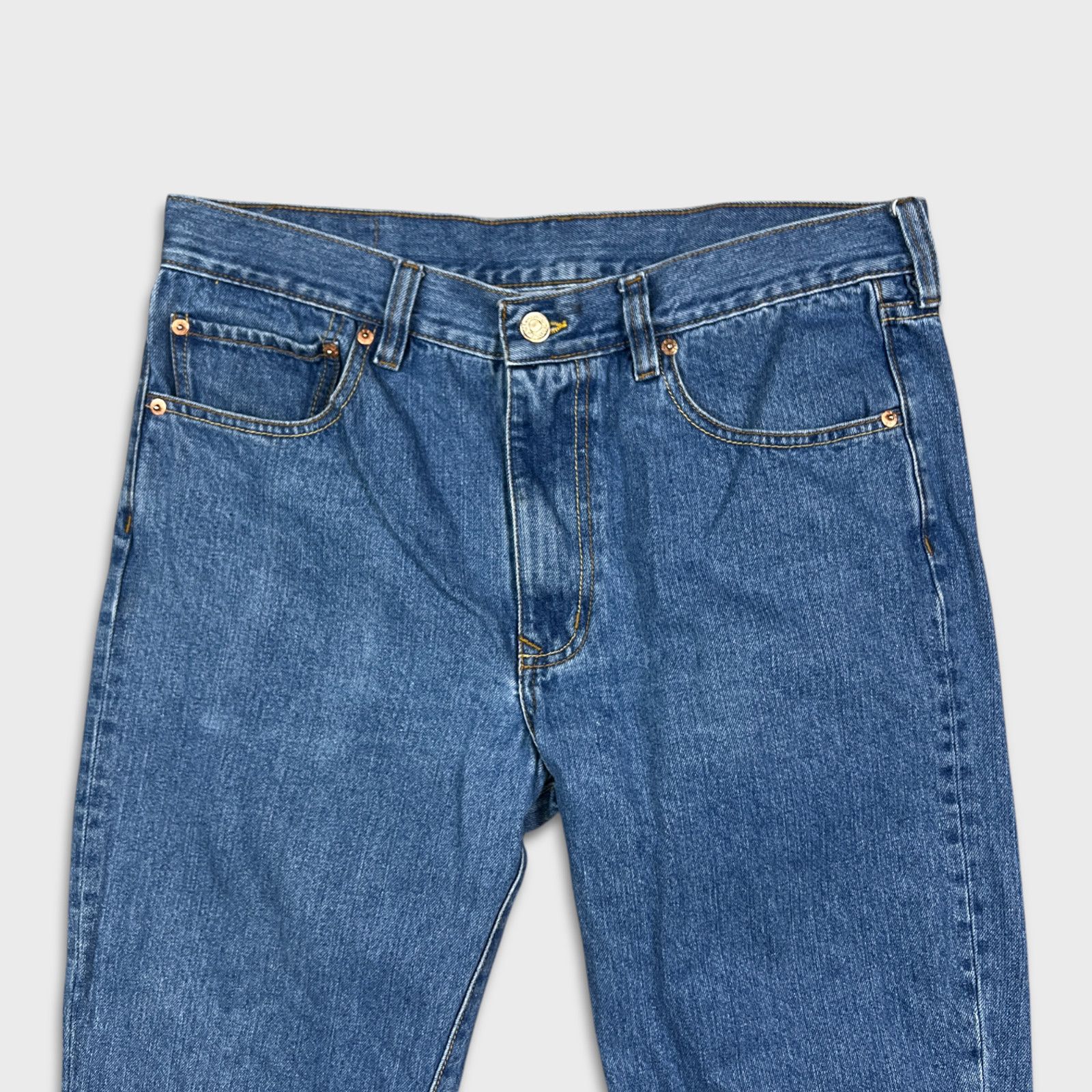 Levi's × Vintage Levi's 505 Jeans 36x29 Original Straight Leg Denim Pants Size US 36 / EU 52 - 2 Thumbnail