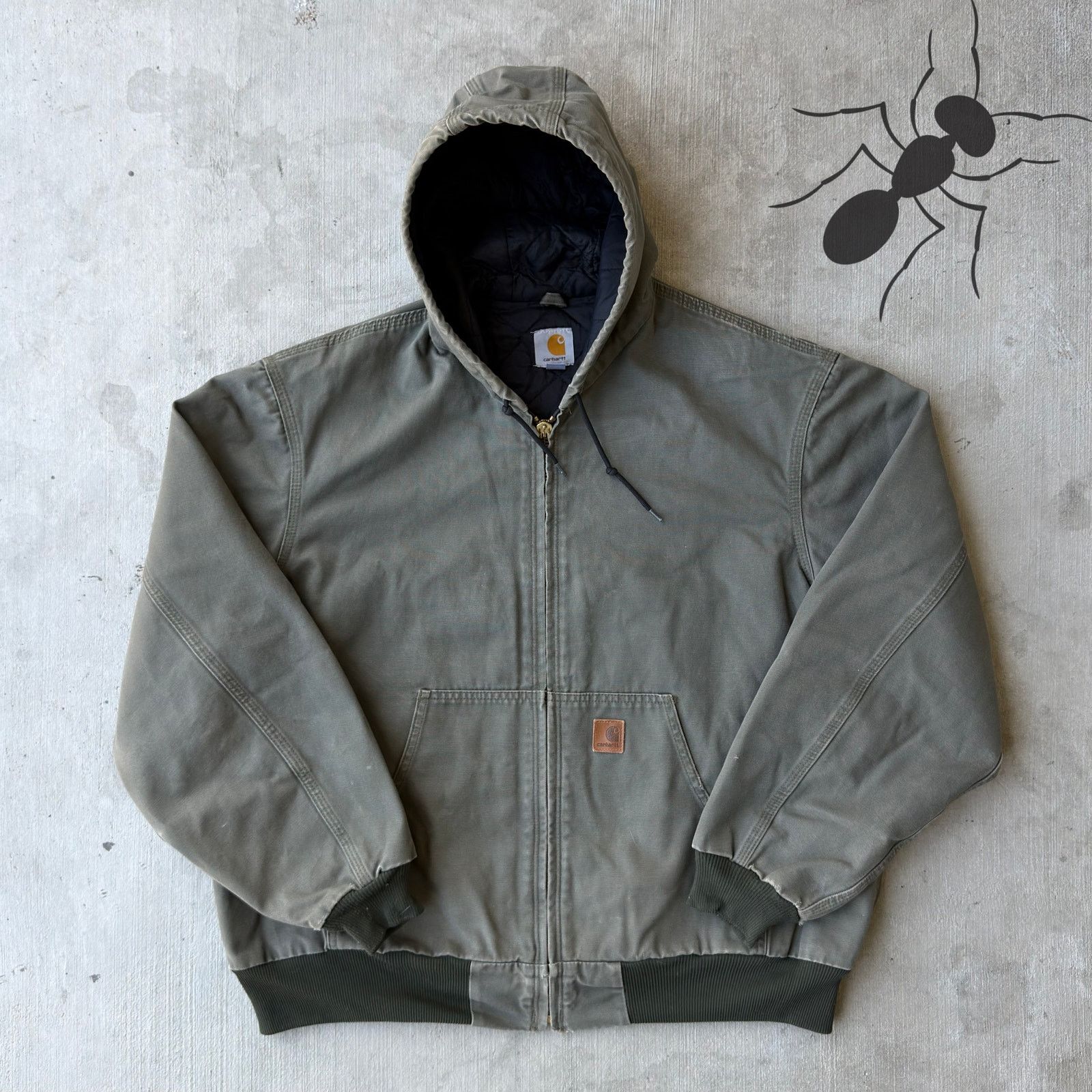 Carhartt × Vintage Carhartt J280 MOS green hooded work wear jacket Size US XL / EU 56 / 4 - 1 Thumbnail