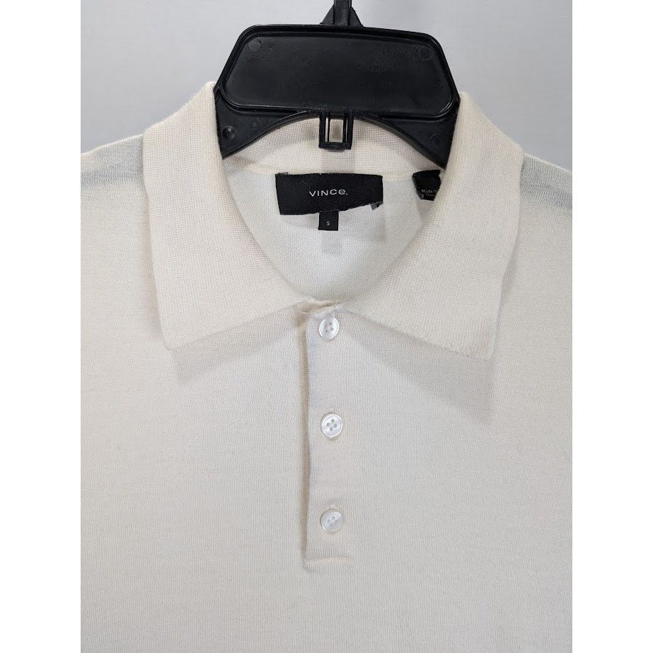 Vince o1rshd1 CC20 Polo Shirt in Cream Size US S / EU 44-46 / 1 - 3 Thumbnail