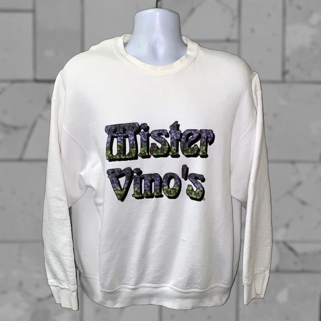 Fruit Of The Loom VINTAGE Fruit of the Loom Sweatshirt Mens White 2XL Fleece Lined Mister Vino’s Size US XXL / EU 58 / 5 - 1 Thumbnail