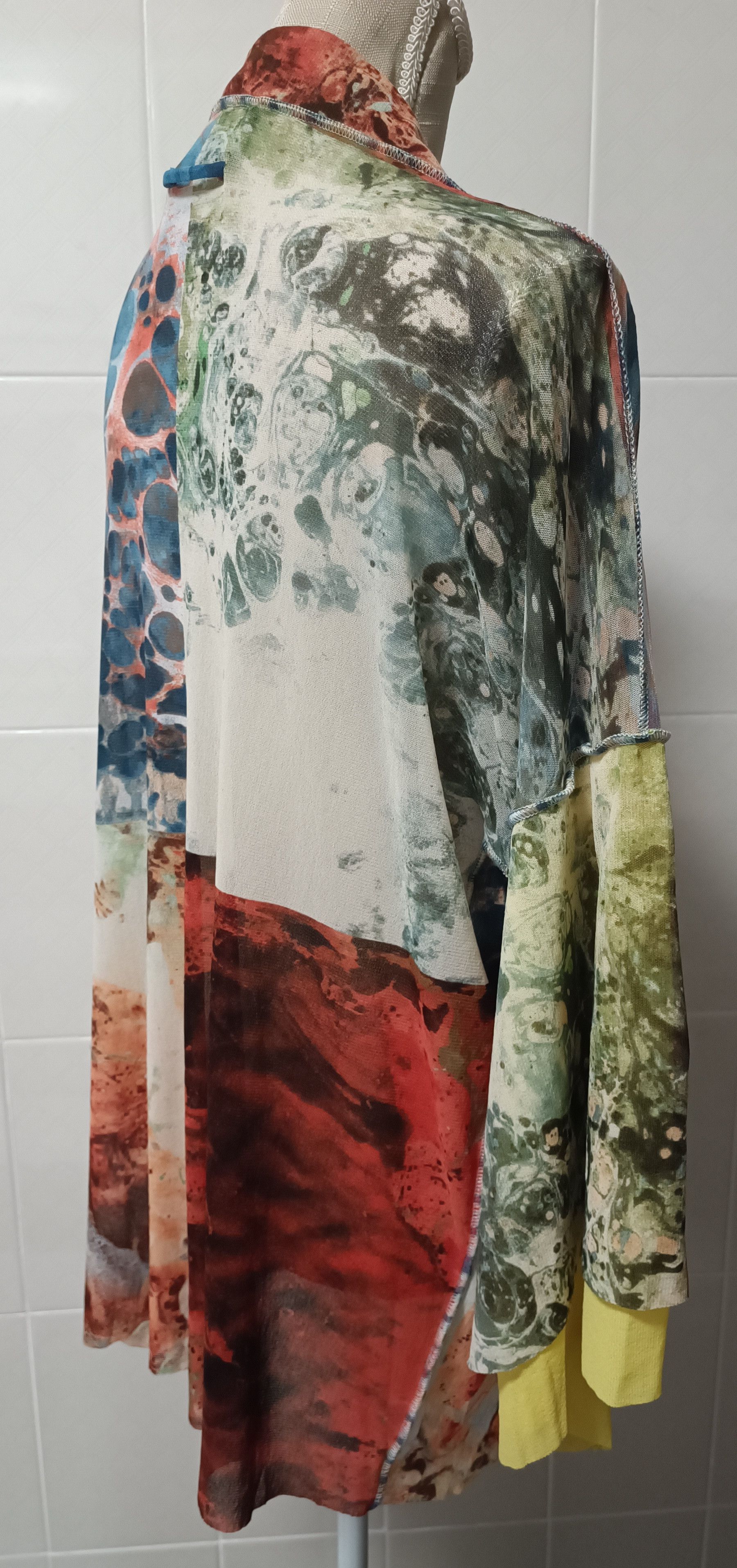 Jean Paul Gaultier SS2000- Bacteria print kimono Size L / US 10 / IT 46 - 14 Thumbnail