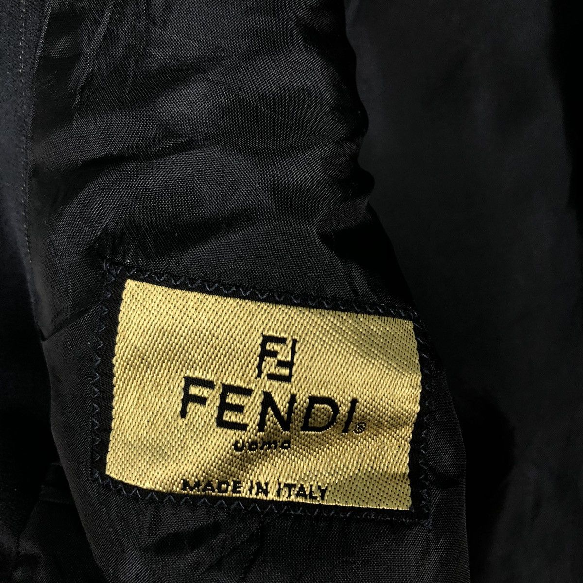 Fendi 🔥VINTAGE FENDI MADE IN ITALY STRIPED COATS JACKET Size US M / EU 48-50 / 2 - 18 Thumbnail