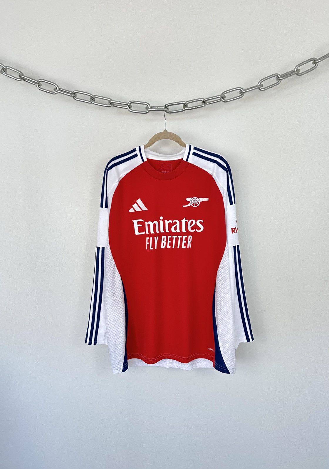 Adidas Adidas FC Arsenal 2024-25 Home Long Sleeve Soccer Jersey Size US XL / EU 56 / 4 - 1 Thumbnail