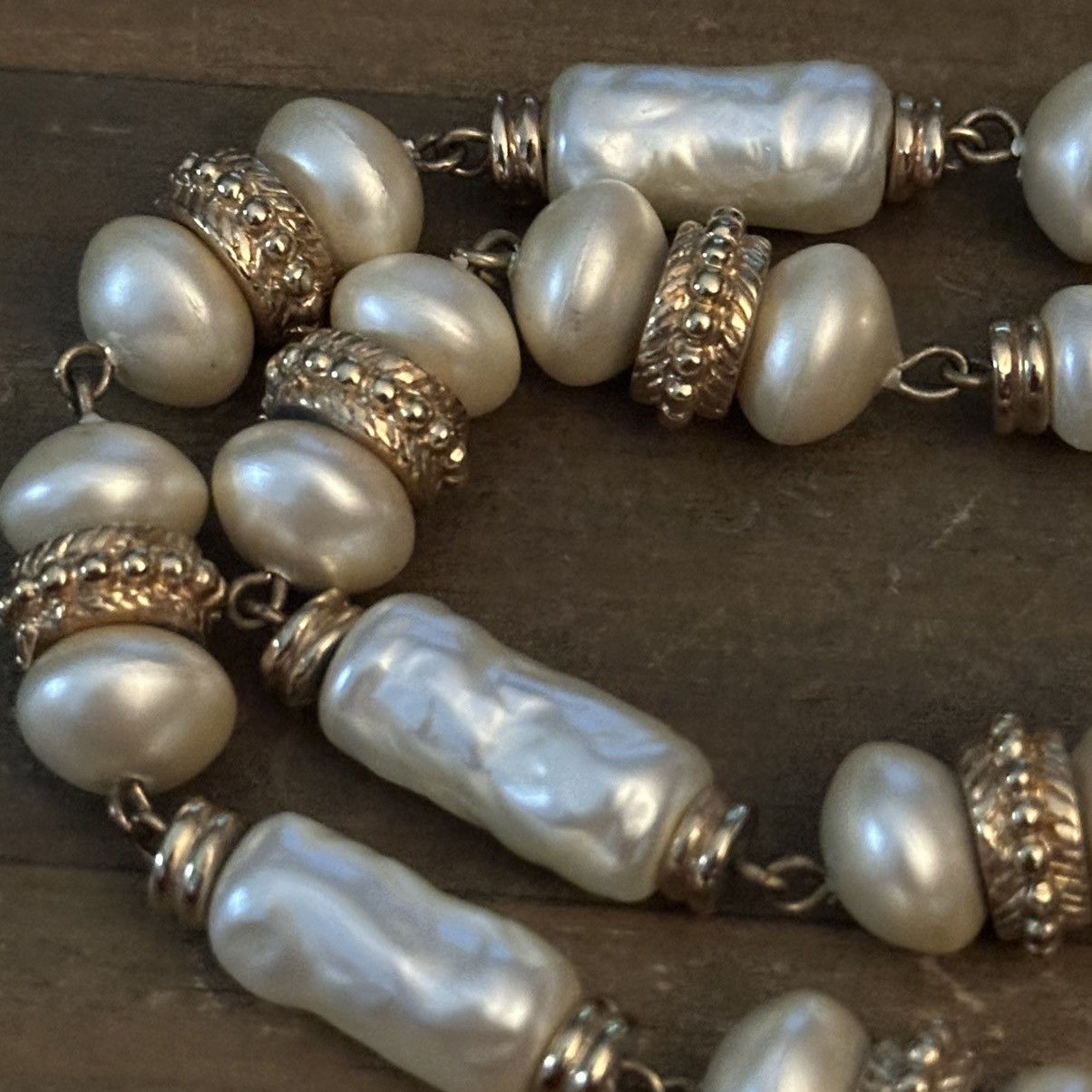 Vintage Vintage faux freshwater pearl necklace Size ONE SIZE - 4 Thumbnail