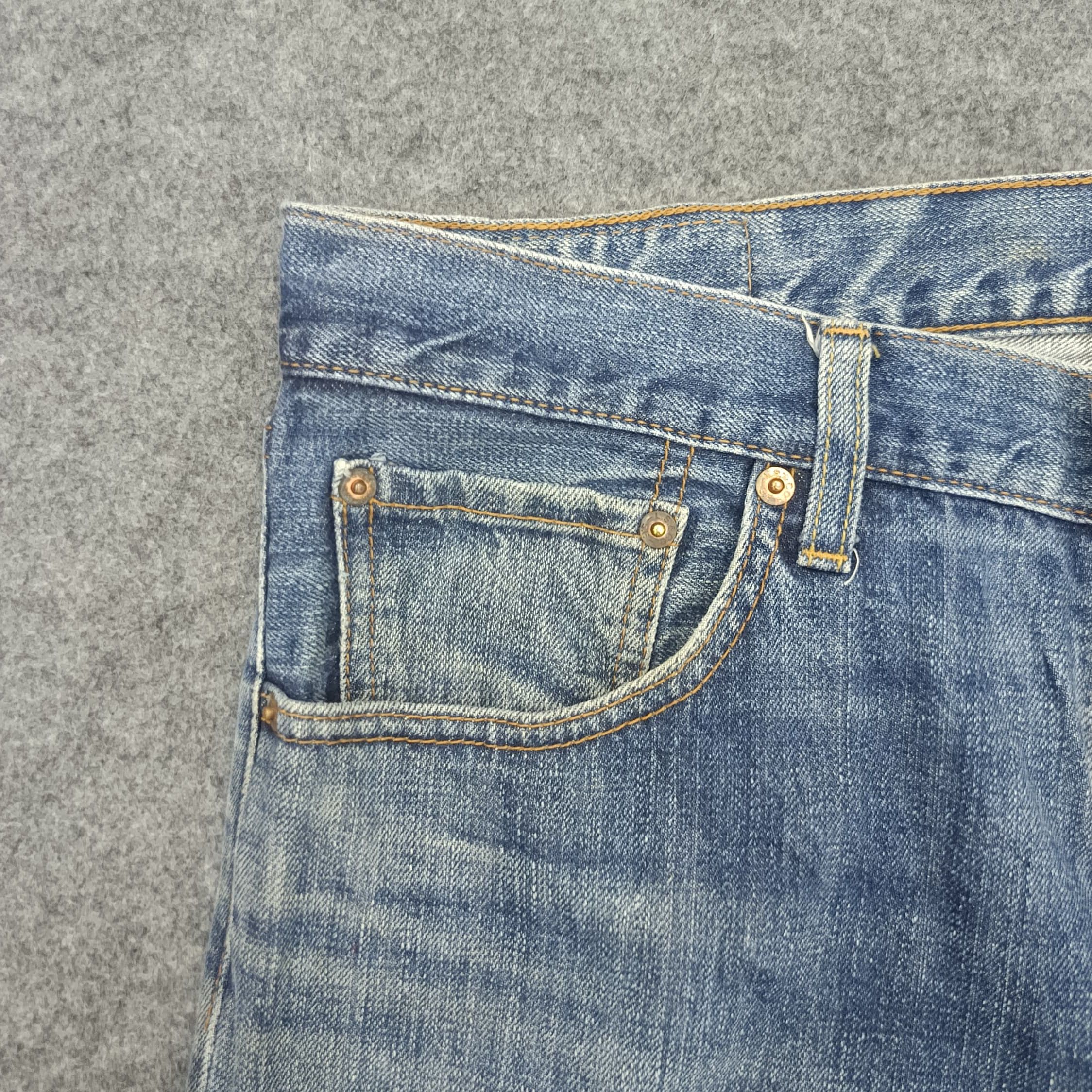 Japanese Brand 💥Vintage Levis 502 Distressed Denim Kurt Cobain Style Size US 34 / EU 50 - 10 Thumbnail