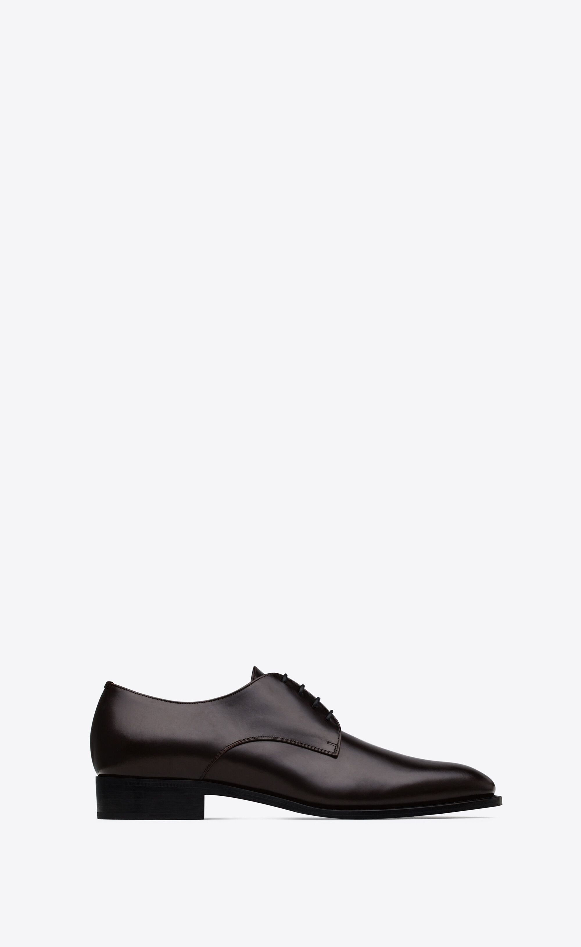 Saint Laurent Paris oc11z0126 754753 Adrien Derbies in Smooth Leather Shoes Size US 9 / EU 42 - 1 Thumbnail