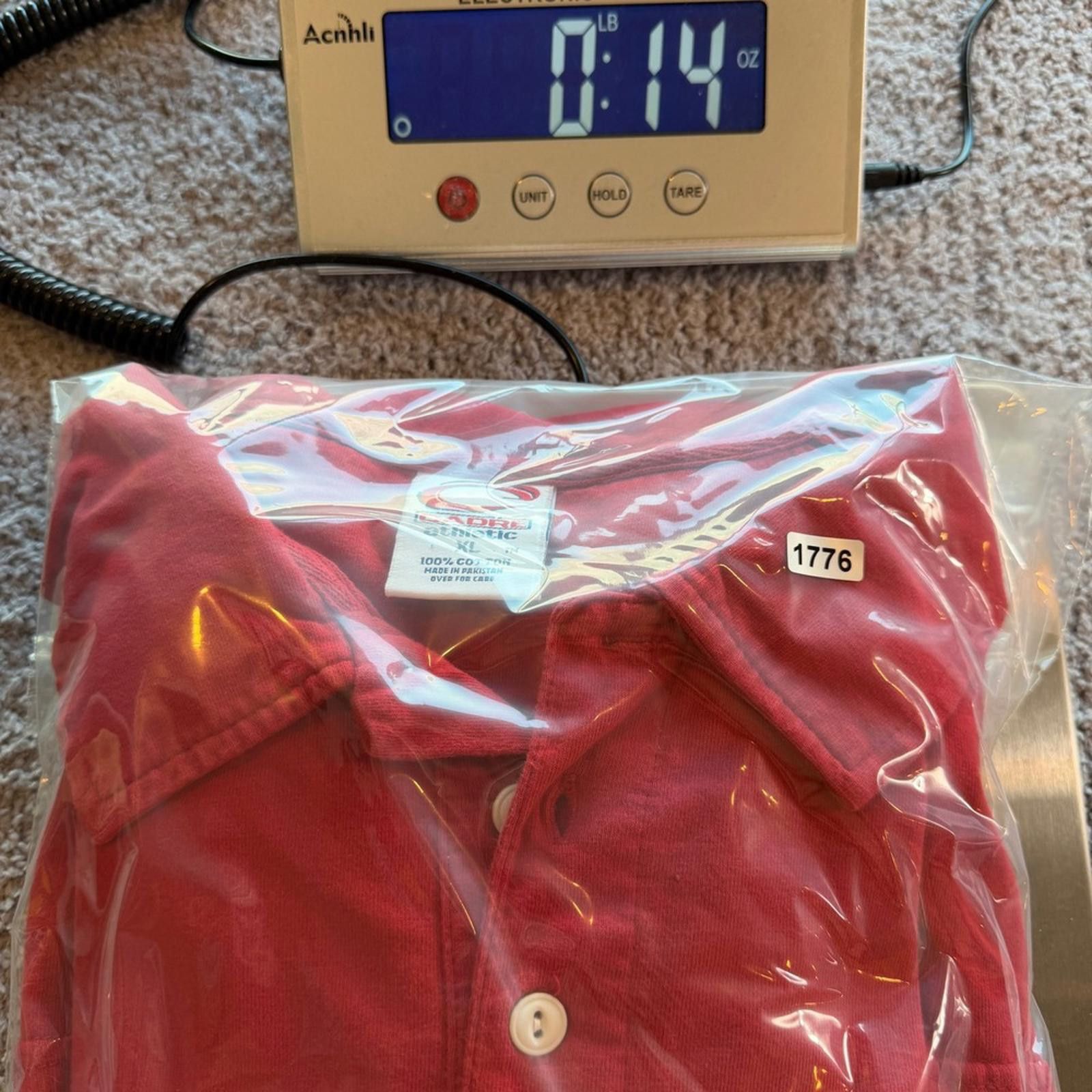 Other Georgia Bulldogs Red Long Sleeve Polo Shirt Mens XL Rugby Size US XL / EU 56 / 4 - 7 Thumbnail