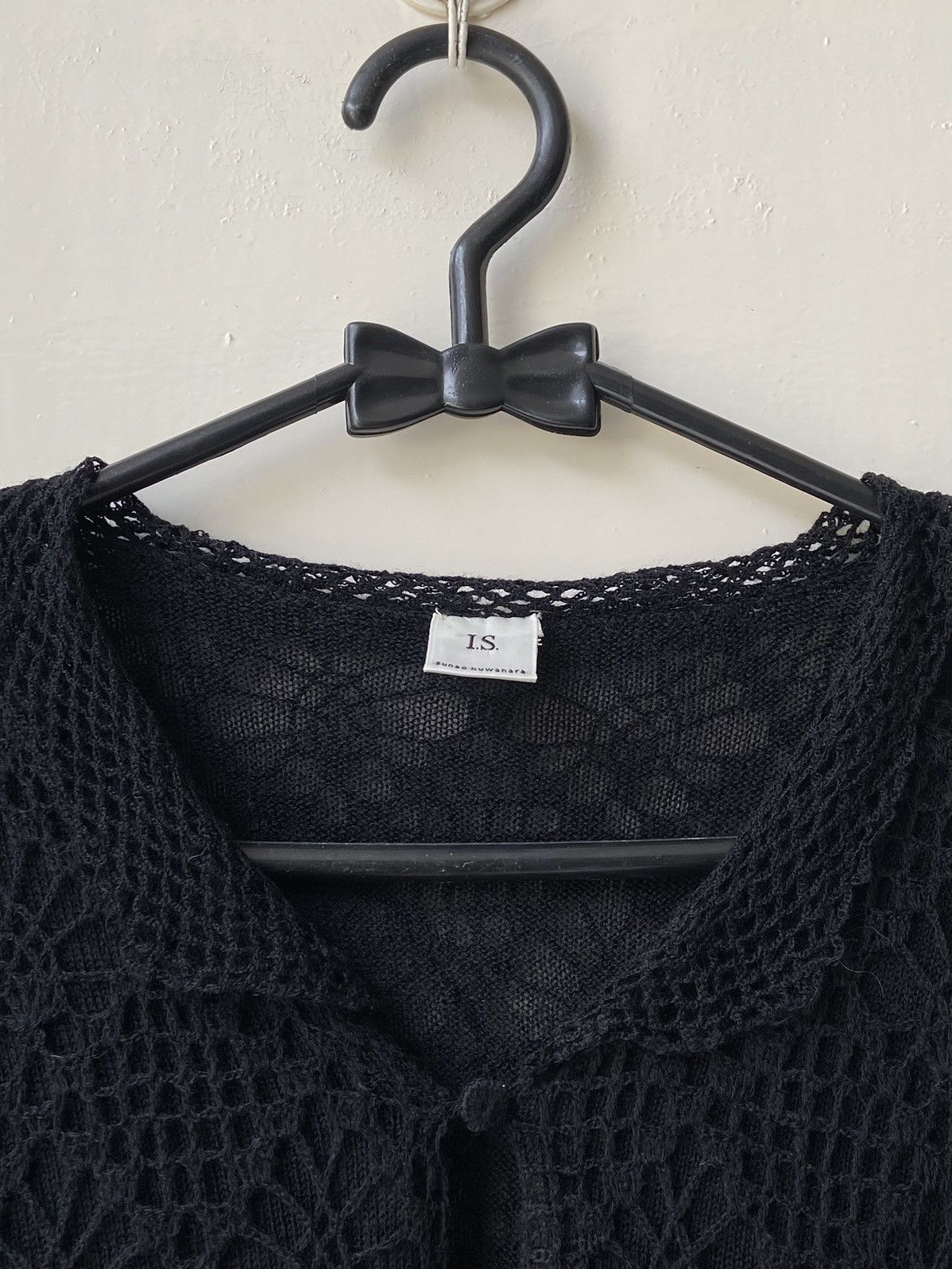 Issey Miyake IS SUNAO KUWAHARA Iseey Miyake Black Cardigan Size US XS / EU 42 / 0 - 12 Thumbnail