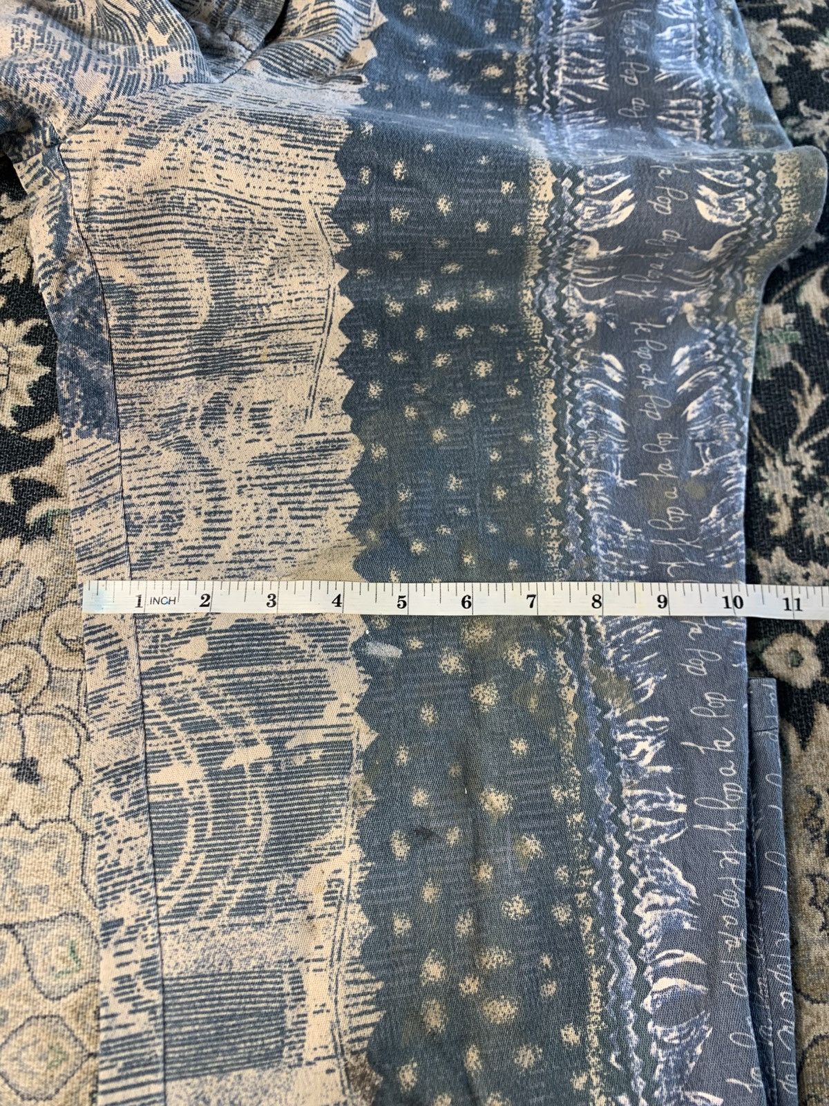 Tribal Streetwear Rare Paisley design jeans Tribal Stretch - Extensible pant Size US 30 / EU 46 - 9 Thumbnail
