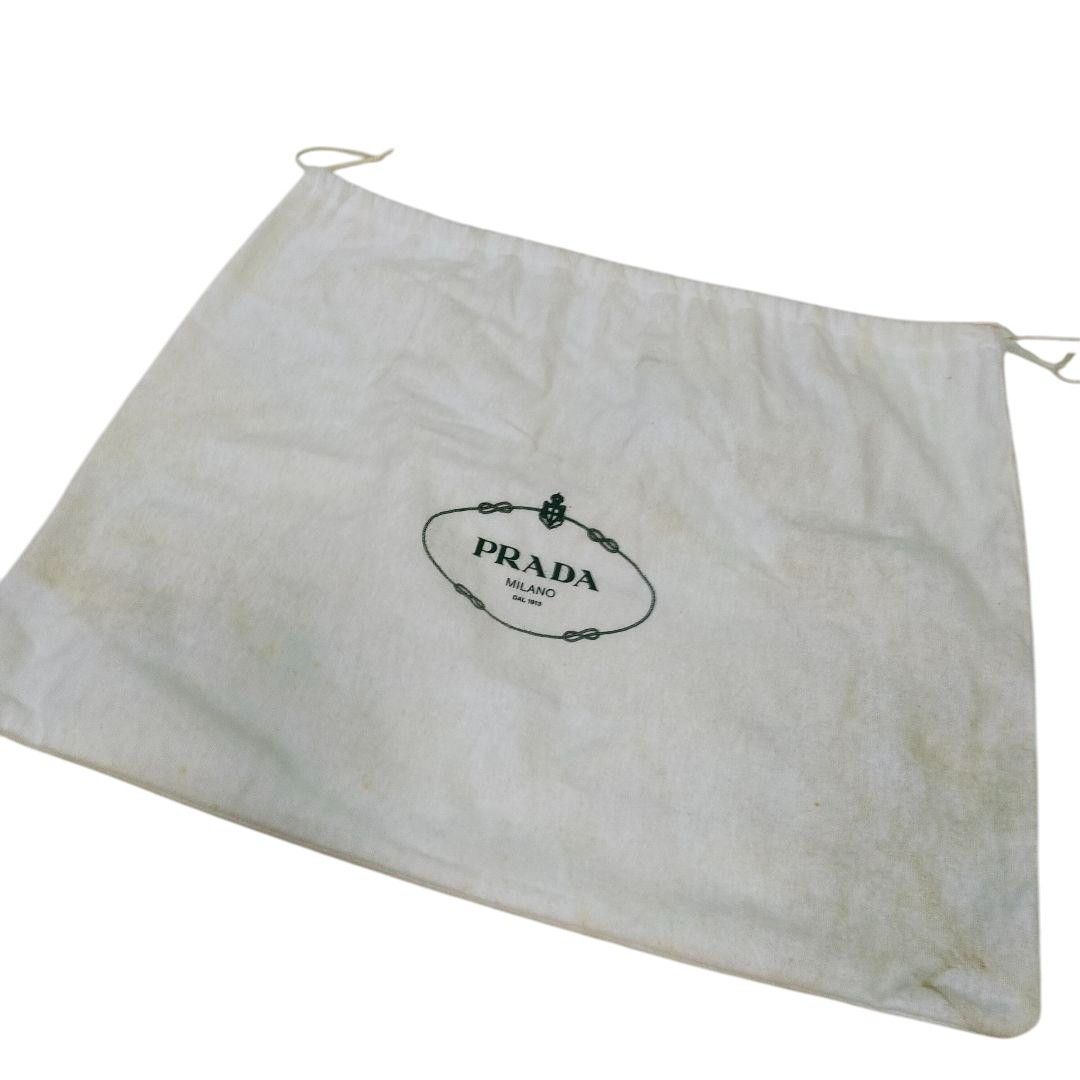 Prada Prada - One Shoulder Bag Triangle Logo Leather White Handbag Size ONE SIZE - 9 Thumbnail