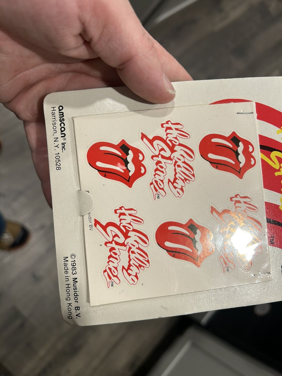 The Rolling Stones × Vintage The Rolling Stones Vintage 1983 Stickers Size ONE SIZE - 4 Thumbnail