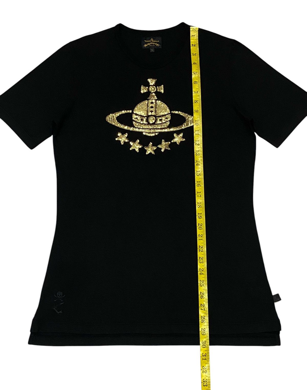 Vivienne Westwood Vivienne Westwood Anglomania Black Sequined Orb Shirt Size L / US 10 / IT 46 - 14 Thumbnail