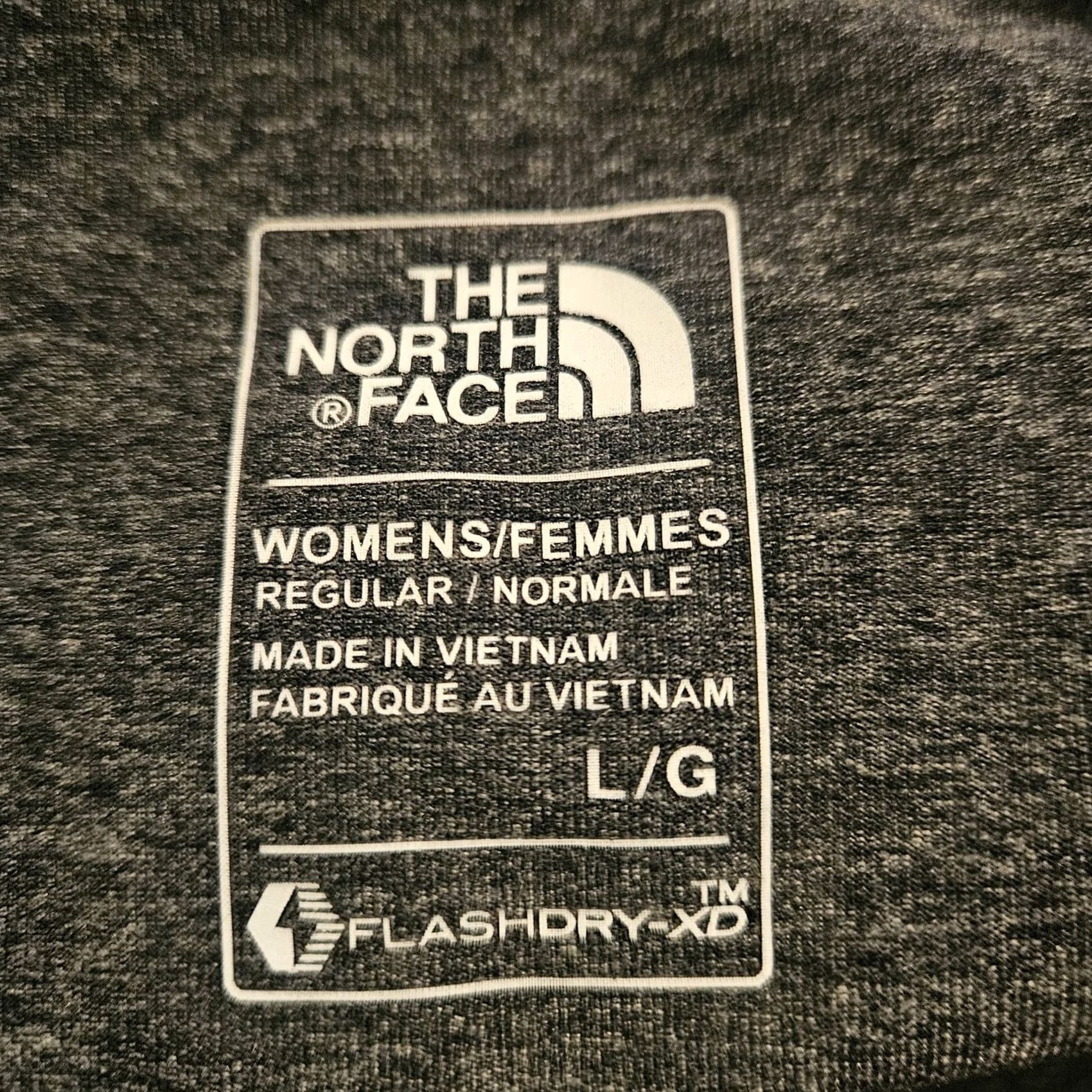The North Face The North Face Women's Dark Gray Side Pockets Crop Workout Gym Leggings Size L Size 36" / US 14 / IT 50 - 8 Thumbnail