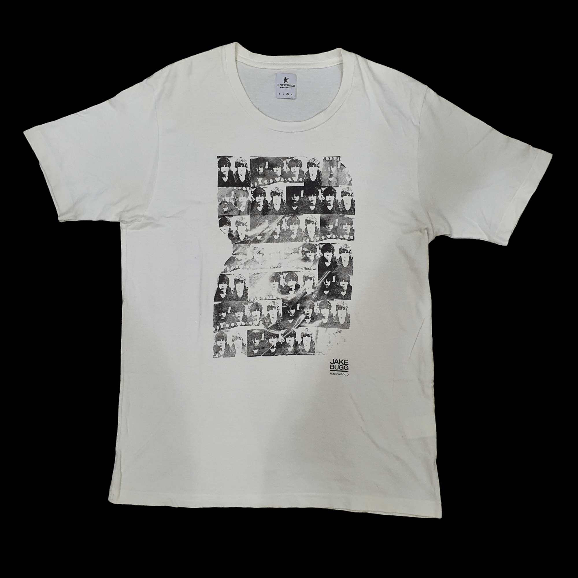 image of Alternative x Band Tees Juke Bugg R.newbold in White, Men's (Size Large)