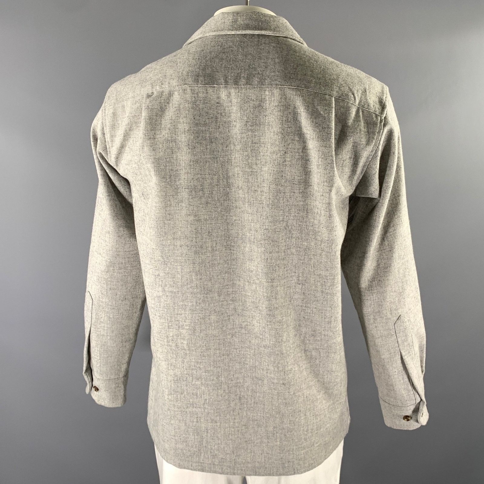 Pendleton PENDLETON Size M Grey Heather Wool Long Sleeve Shirt Size US M / EU 48-50 / 2 - 4 Thumbnail