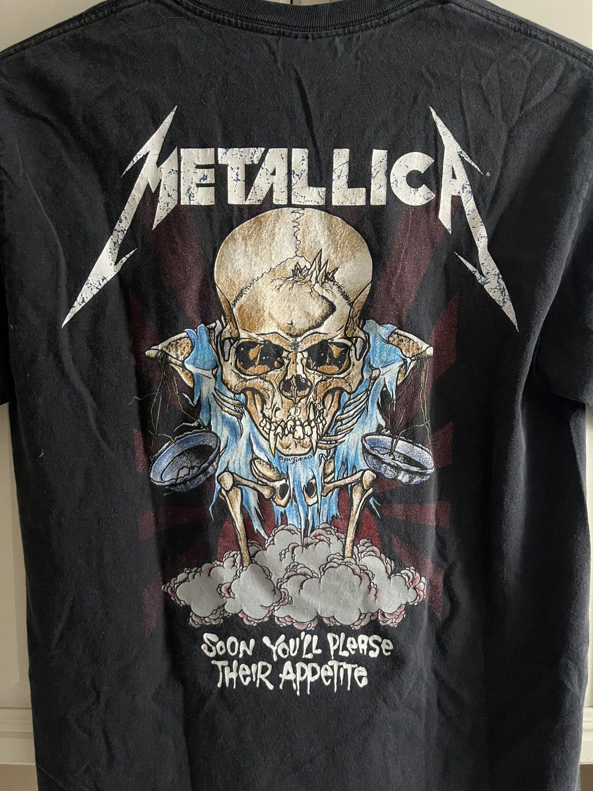 Metallica Vintage 1994 Metallica Doris Pushead Tee Shirt Size US M / EU 48-50 / 2 - 4 Thumbnail
