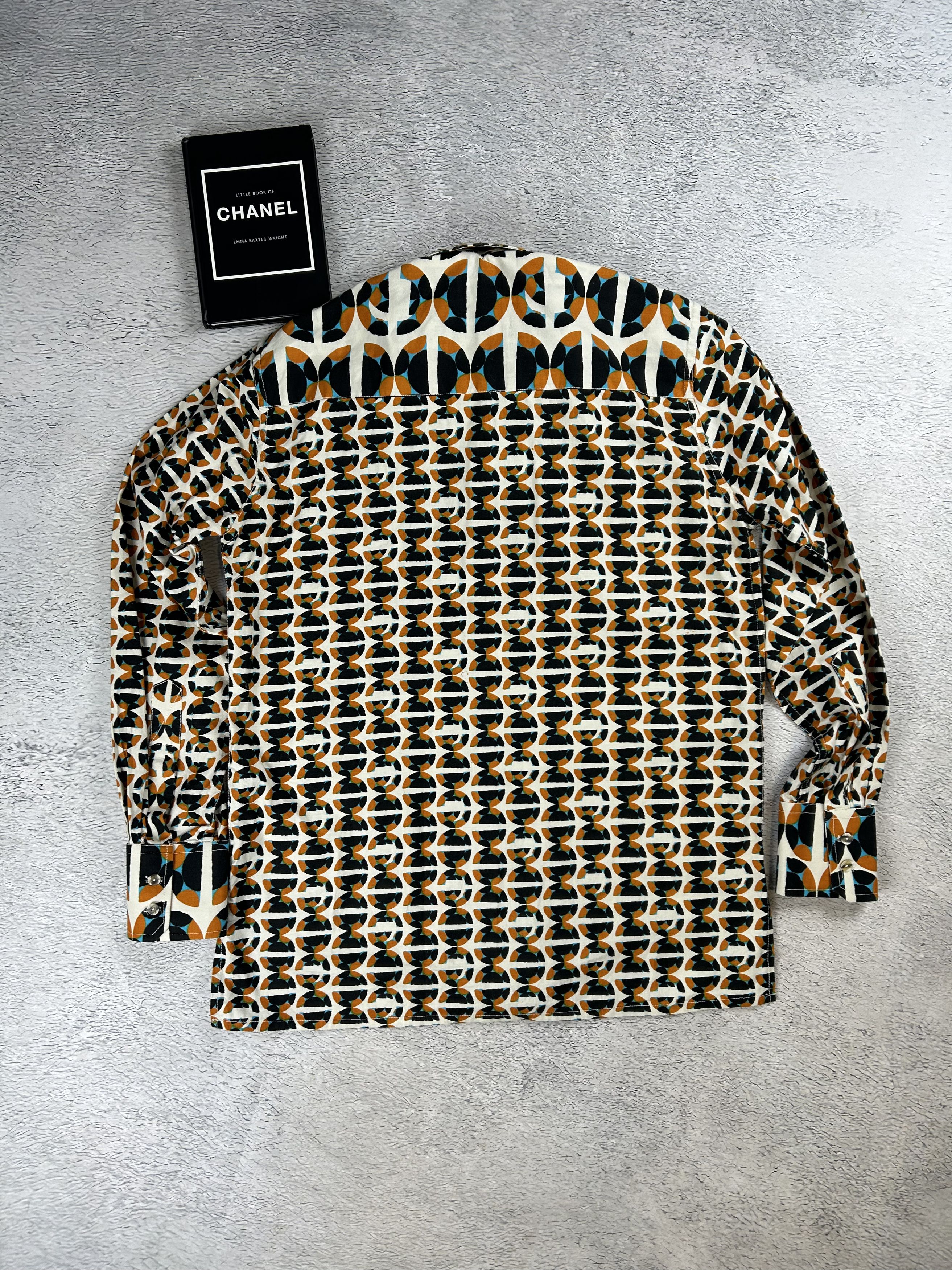 Flannel × Japanese Brand × Vintage Vintage Oldmoney style shirts Monogram AOP Mambo style Size US L / EU 52-54 / 3 - 2 Thumbnail