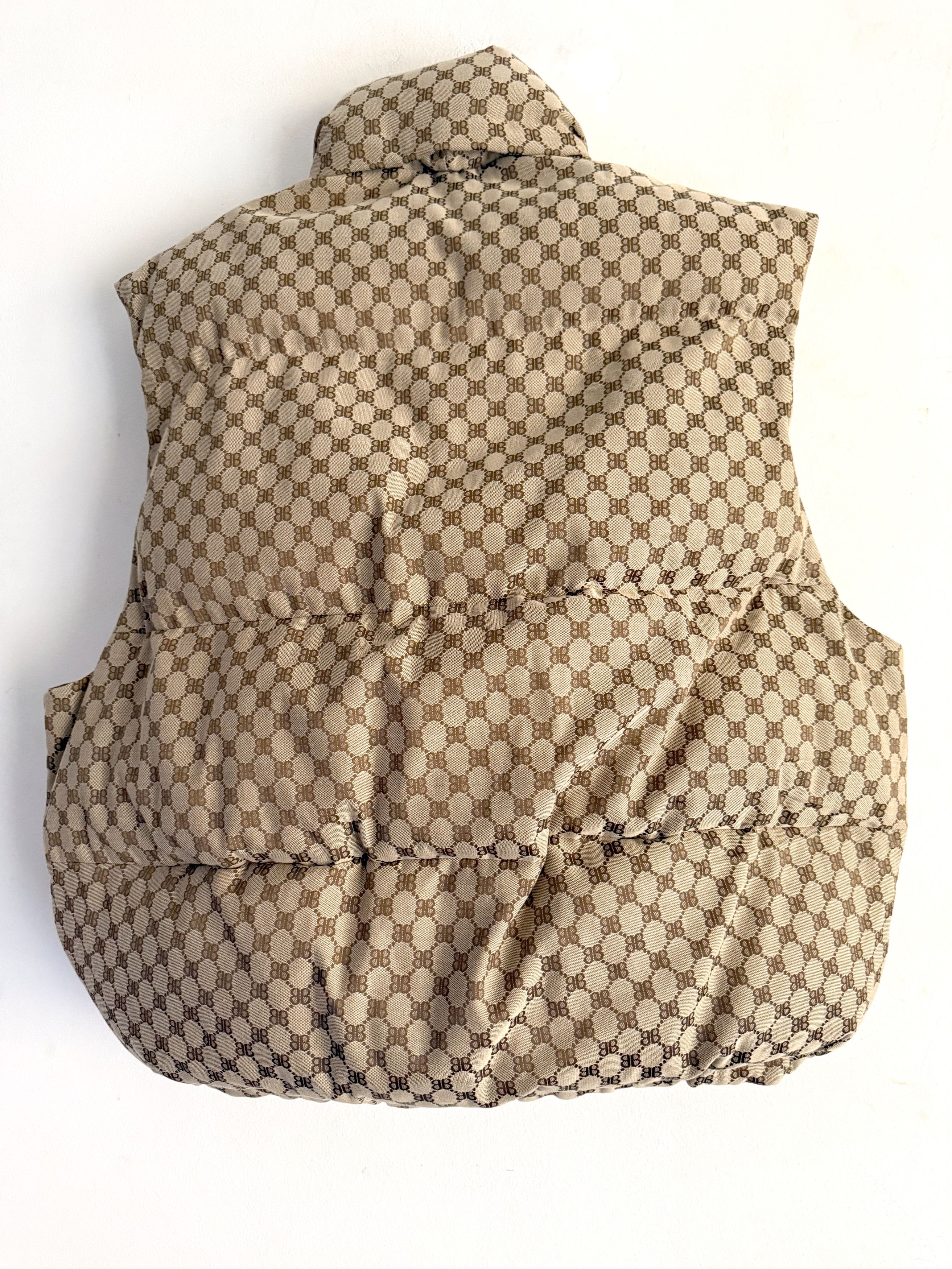 Balenciaga × Gucci Padded Vest Monogram Hood Size US M / EU 48-50 / 2 - 8 Thumbnail