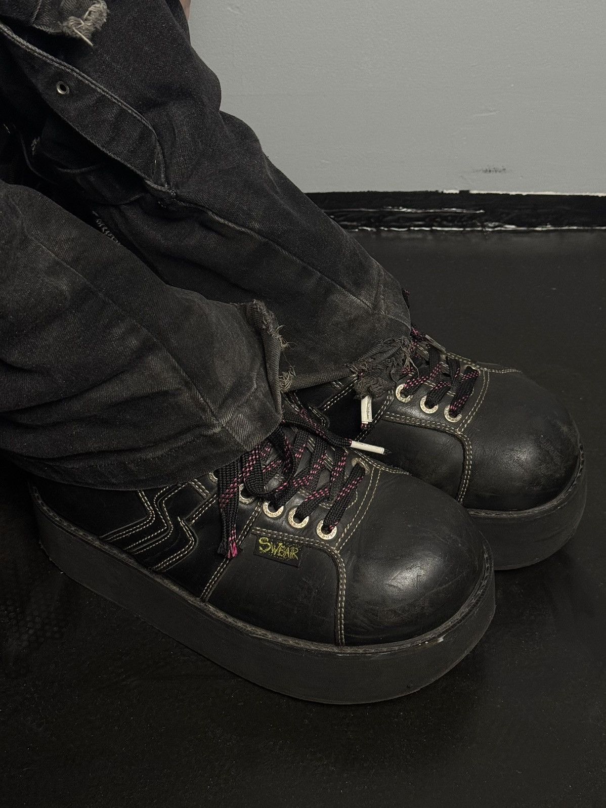 SWEAR London Vintage Swear Alternative Truck Platform Shoes Size US 9 / EU 42 - 5 Thumbnail