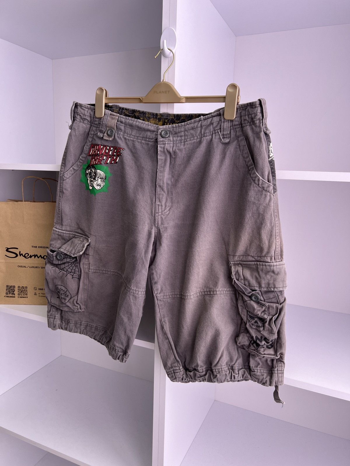 Designer × Vintage Vintage Minute Mirth Y2K Shorts Size US 40 / EU 56 - 7 Thumbnail
