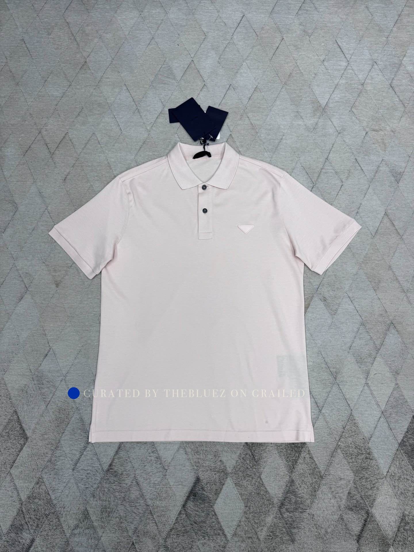 Prada Pink Short-Sleeve Polo Shirt Size L Size US L / EU 52-54 / 3 - 1 Thumbnail