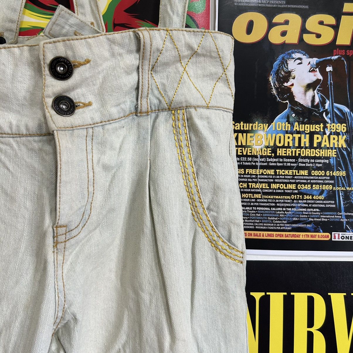 Vintage Vintage Japanese Brand Flare Overall Size US 32 / EU 48 - 8 Thumbnail