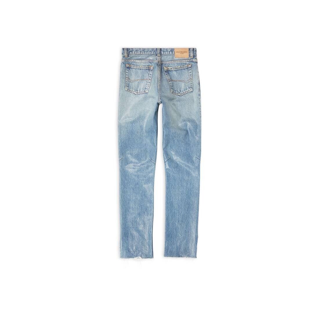 Balenciaga o1w1db10425 Super Fitted Jeans in Blue Size US 31 - 6 Thumbnail