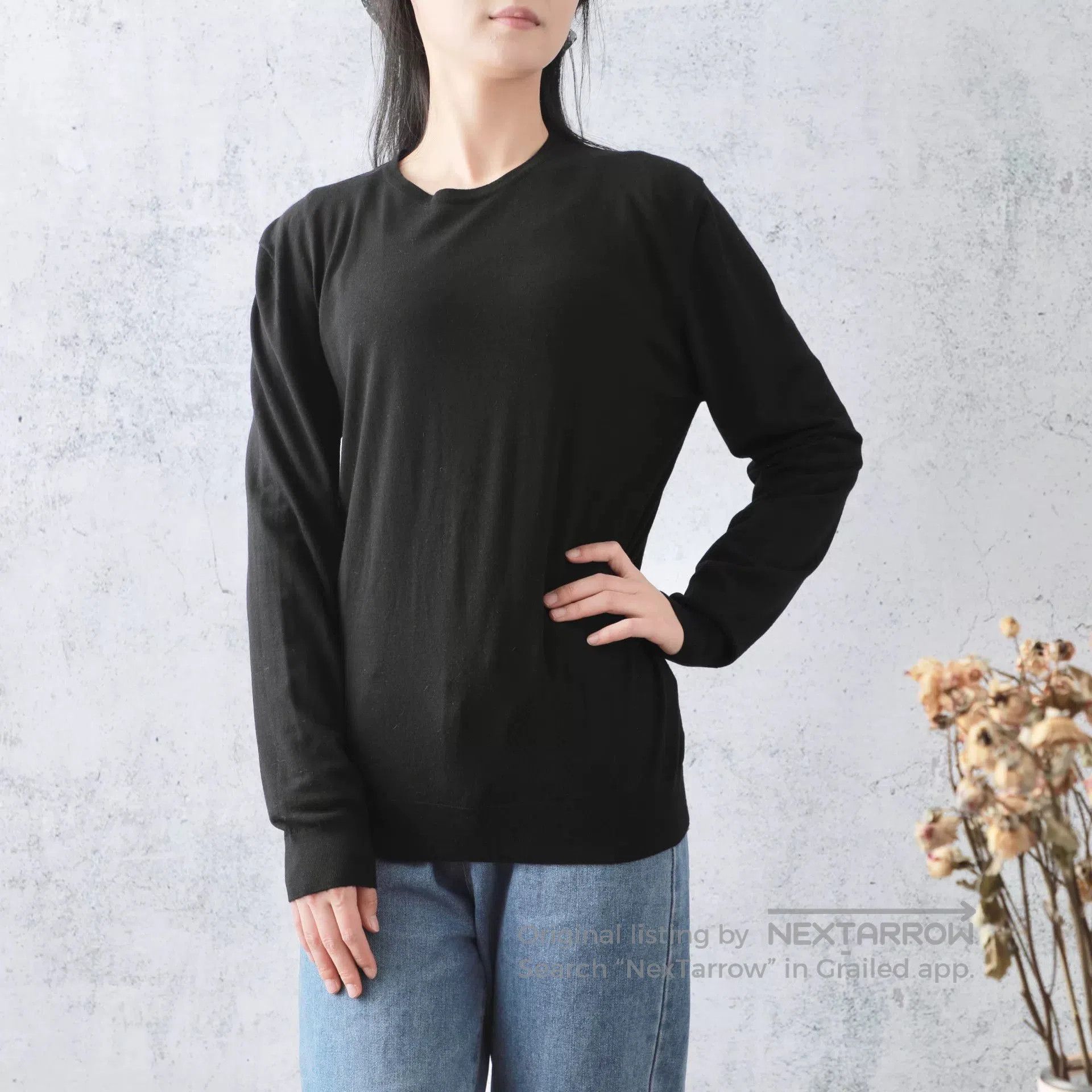 Prada Prada Black Crew Neck Wool Knit Top. Size XXL / US 16-18 / IT 52-54 - 1 Thumbnail