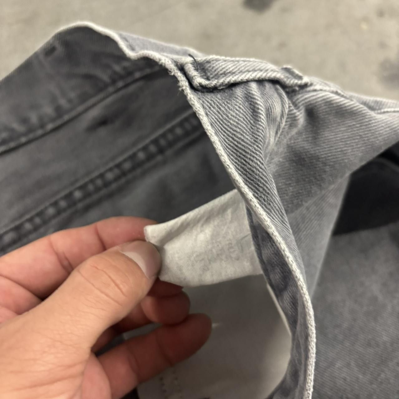 Vintage Crazy Vintage Y2K/2000s Grunge Grey Essential Denim Jeans! 36x31 Size US 36 / EU 52 - 8 Thumbnail
