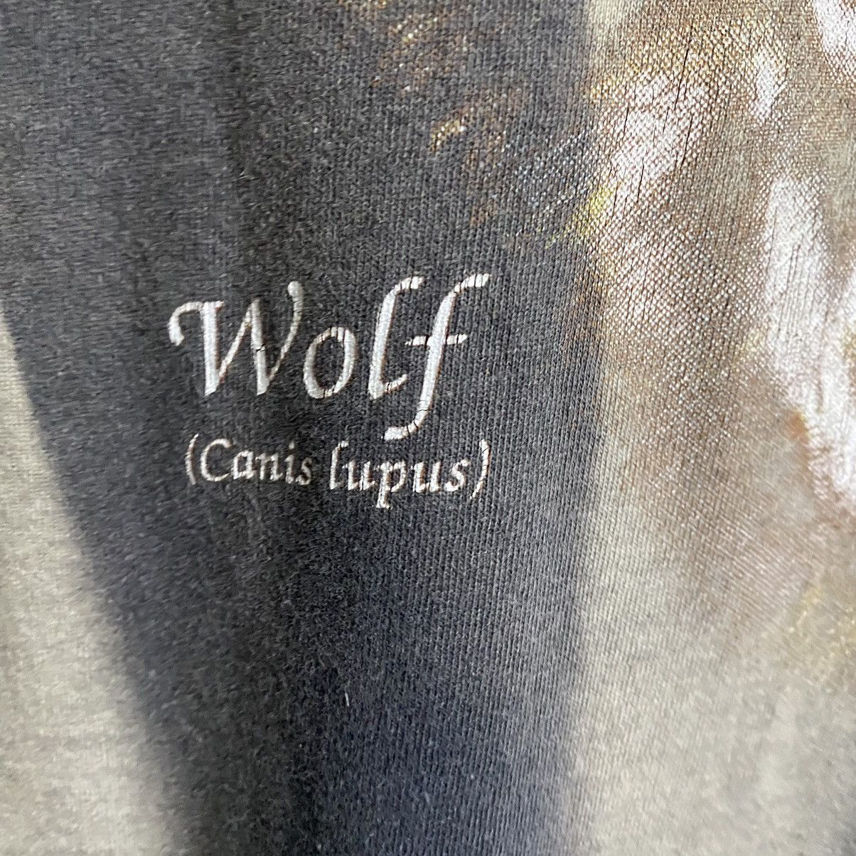 Delta Vintage 90s Delta Wolf Canis Lupus faded Size US XL / EU 56 / 4 - 10 Thumbnail