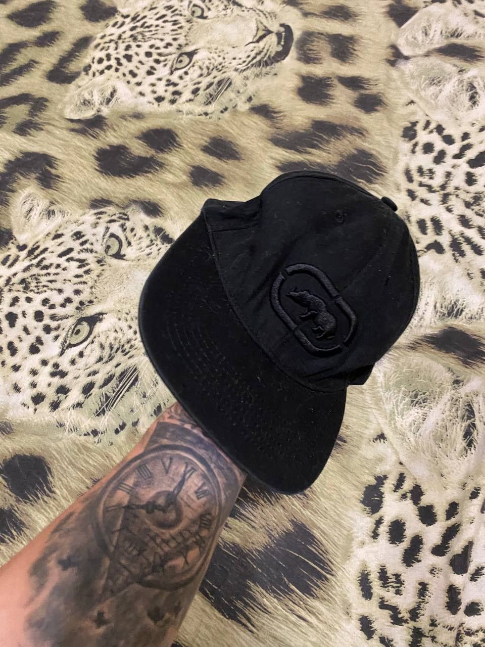 Ecko Unltd. × Vintage ‼️ Vintage y2k Ecko Unltd Logo Beige Hat Cap Size ONE SIZE - 6 Thumbnail