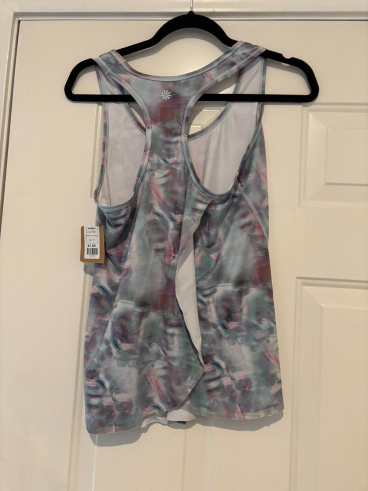 Designer Womens multicolor racer back Athleta tank sz XS - S #524 Size XS / US 0-2 / IT 36-38 - 2 Thumbnail