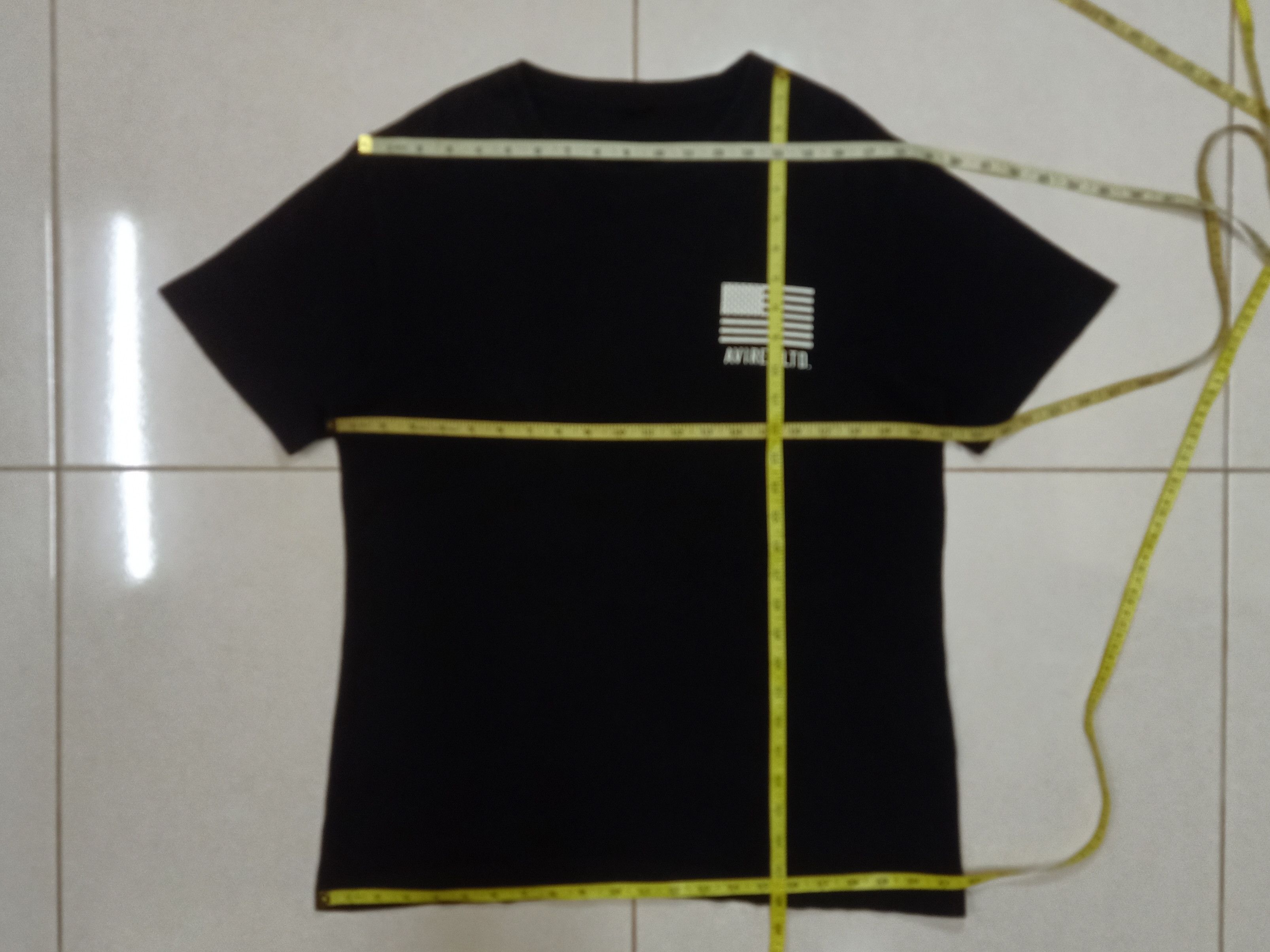 Avirex AVIREX Air Force Big Logo Spell Out Black L Size T-Shirt Size US L / EU 52-54 / 3 - 10 Thumbnail