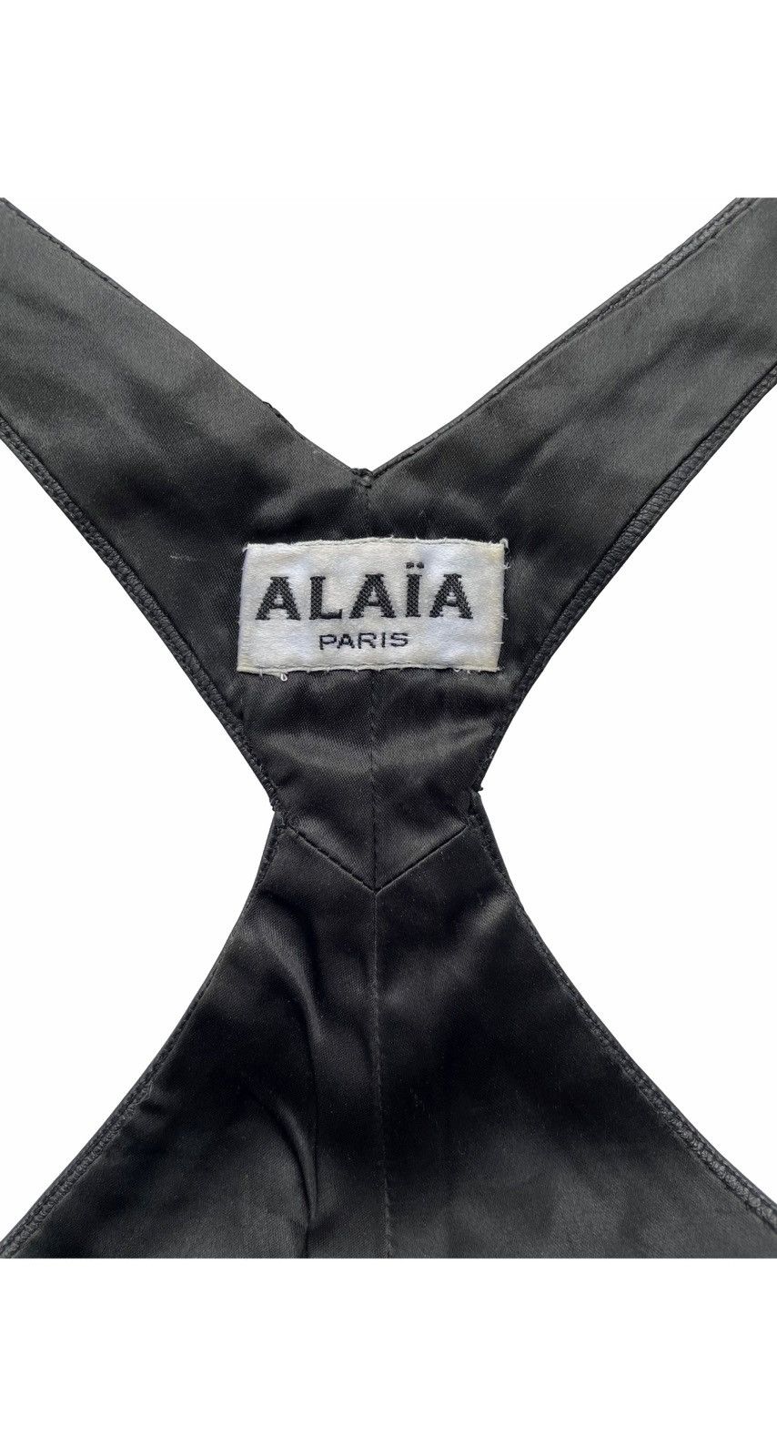 Alaia Alaïa Black Leather Racerback Wrap Bra Top Size XS / US 0-2 / IT 36-38 - 5 Thumbnail