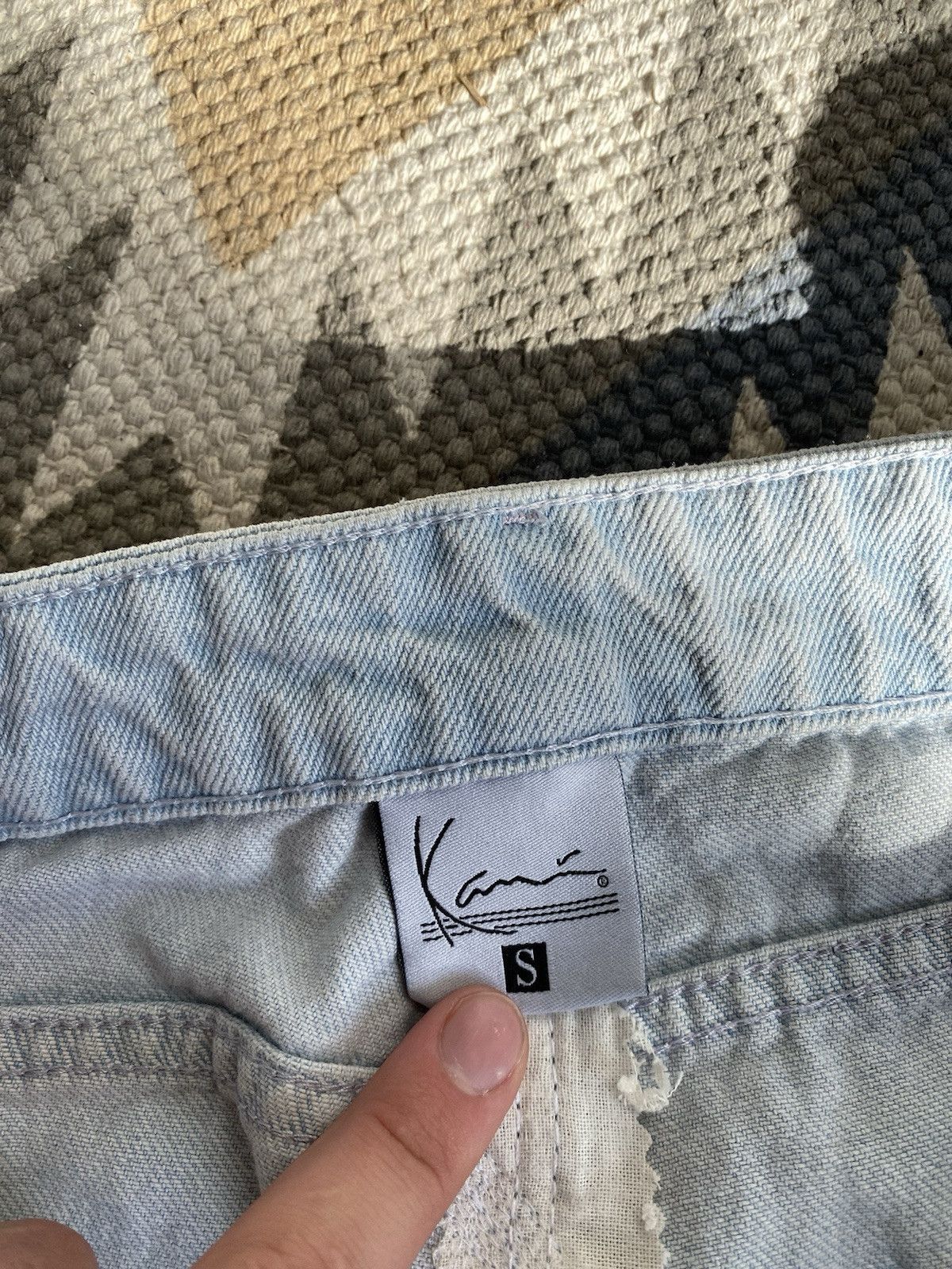 Karl Kani Karl Kani Washed Streetwear Denim Work Pants Size US 30 / EU 46 - 16 Thumbnail