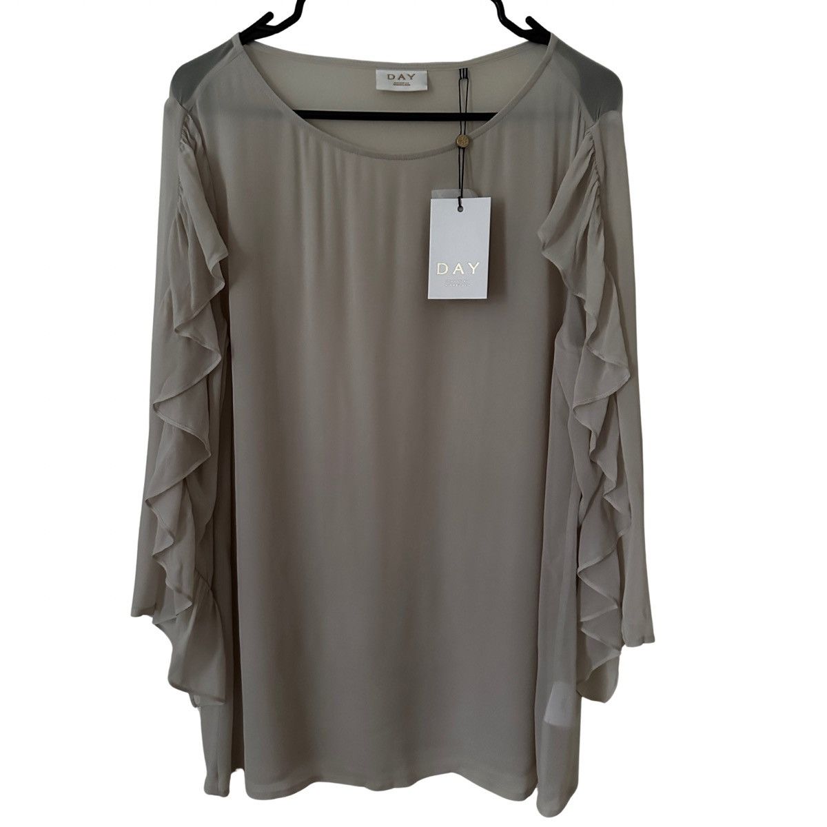 Other Day Birger et Mikkelsen Day Rose Blouse with Ruffle Sleeves Size M / US 6-8 / IT 42-44 - 1 Thumbnail