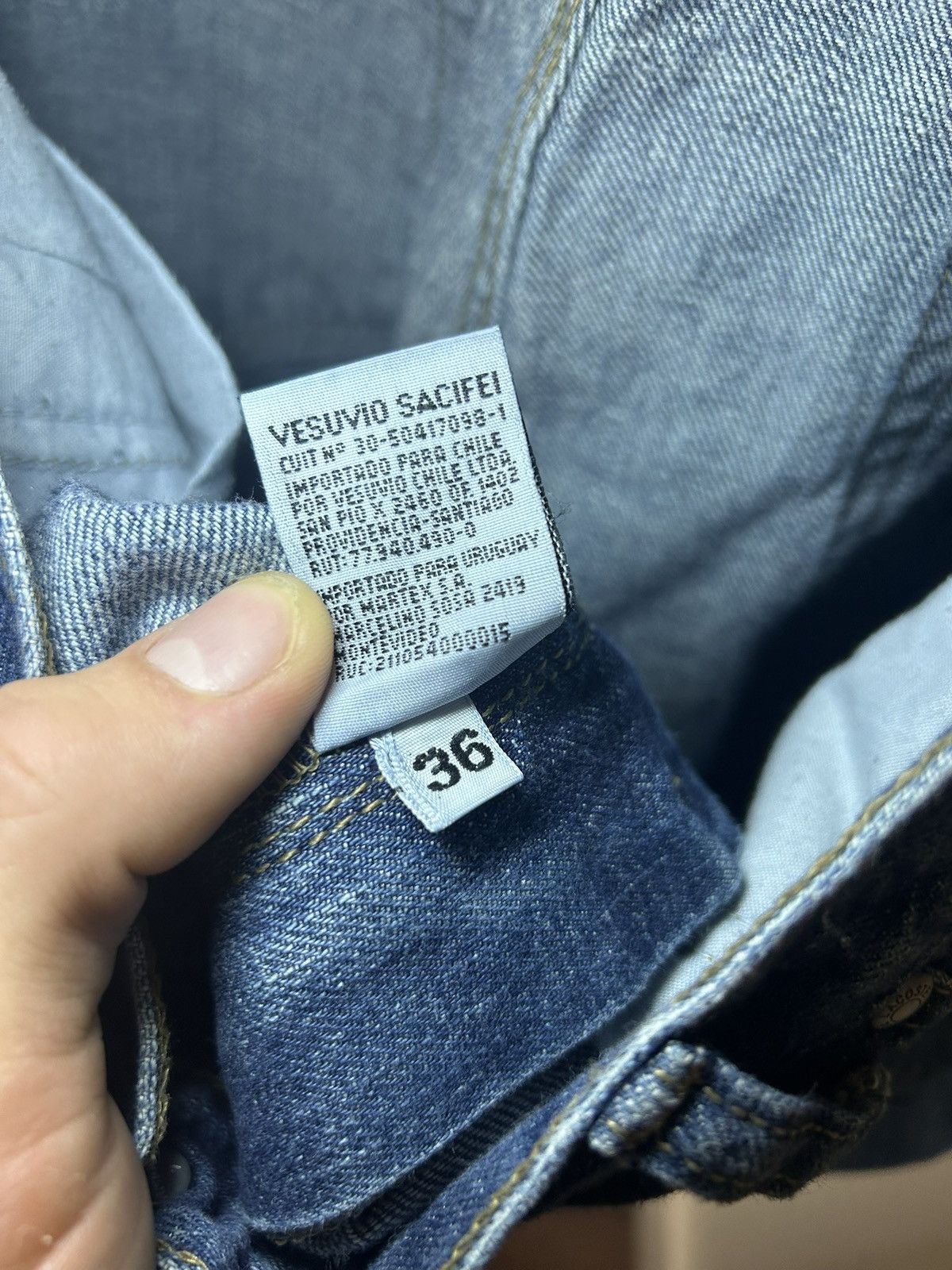 Lacoste Vintage Lacoste baggy blue jeans Size US 36 / EU 52 - 6 Thumbnail