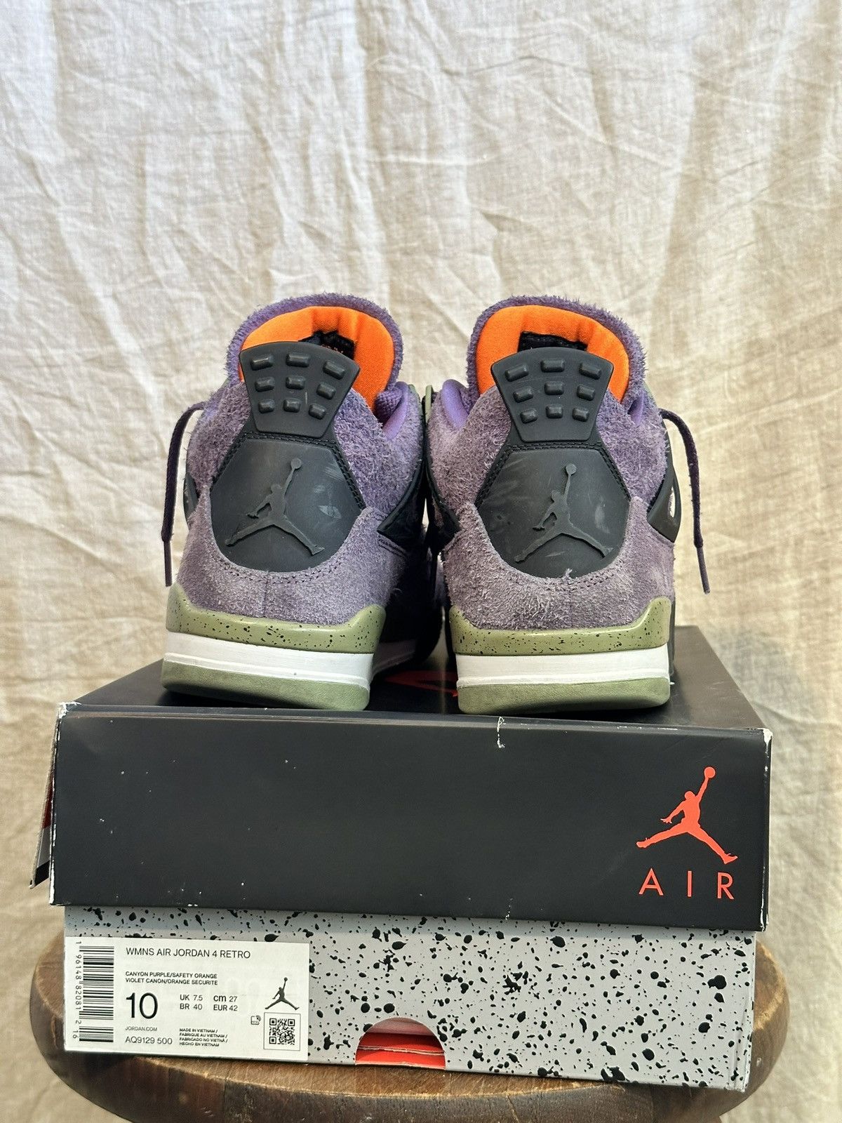 Jordan Brand Jordan 4 Canyon Purple Size US 8.5 / EU 41-42 - 4 Thumbnail