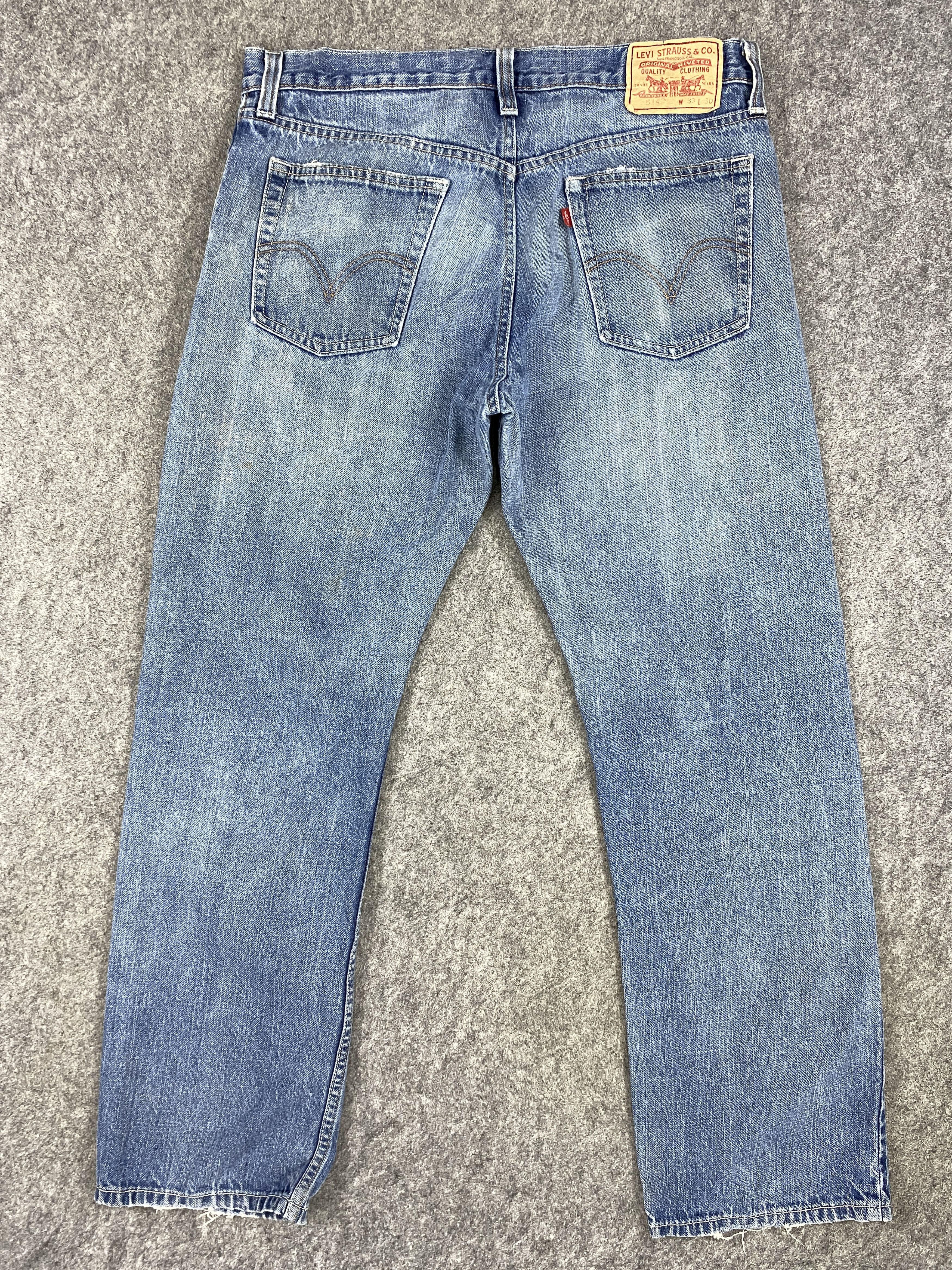Levi's Distressed Blue Vintage Levi's 514 34x30 Denim -JN1466 Size US 34 / EU 50 - 2 Thumbnail