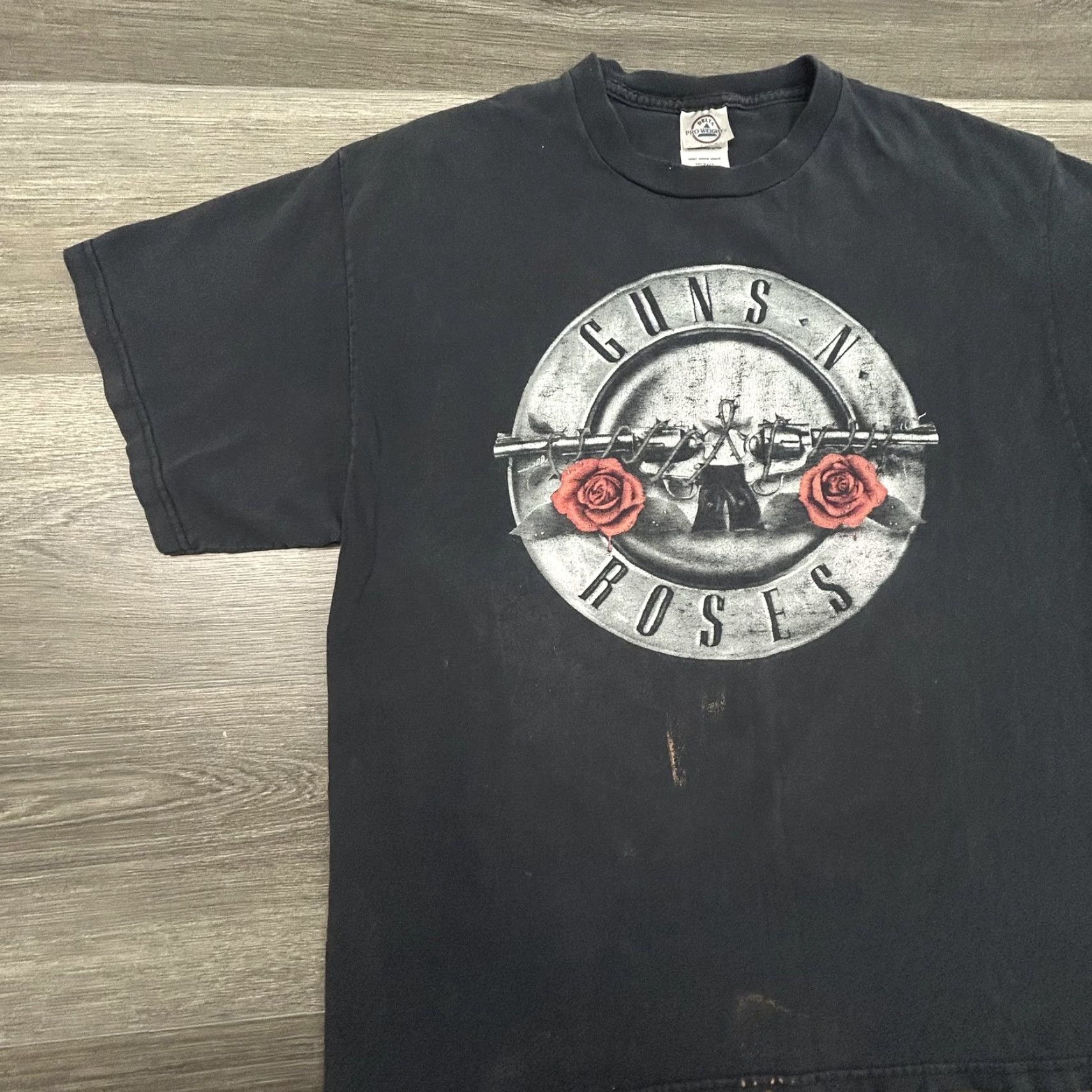 Delta VINTAGE Guns N' Roses Shirt Mens Large Black Delta Pro Weight Logo Military Rock 1990s Crew Neck Short Sleeve Graphic T-Shirt Size US L / EU 52-54 / 3 - 3 Thumbnail