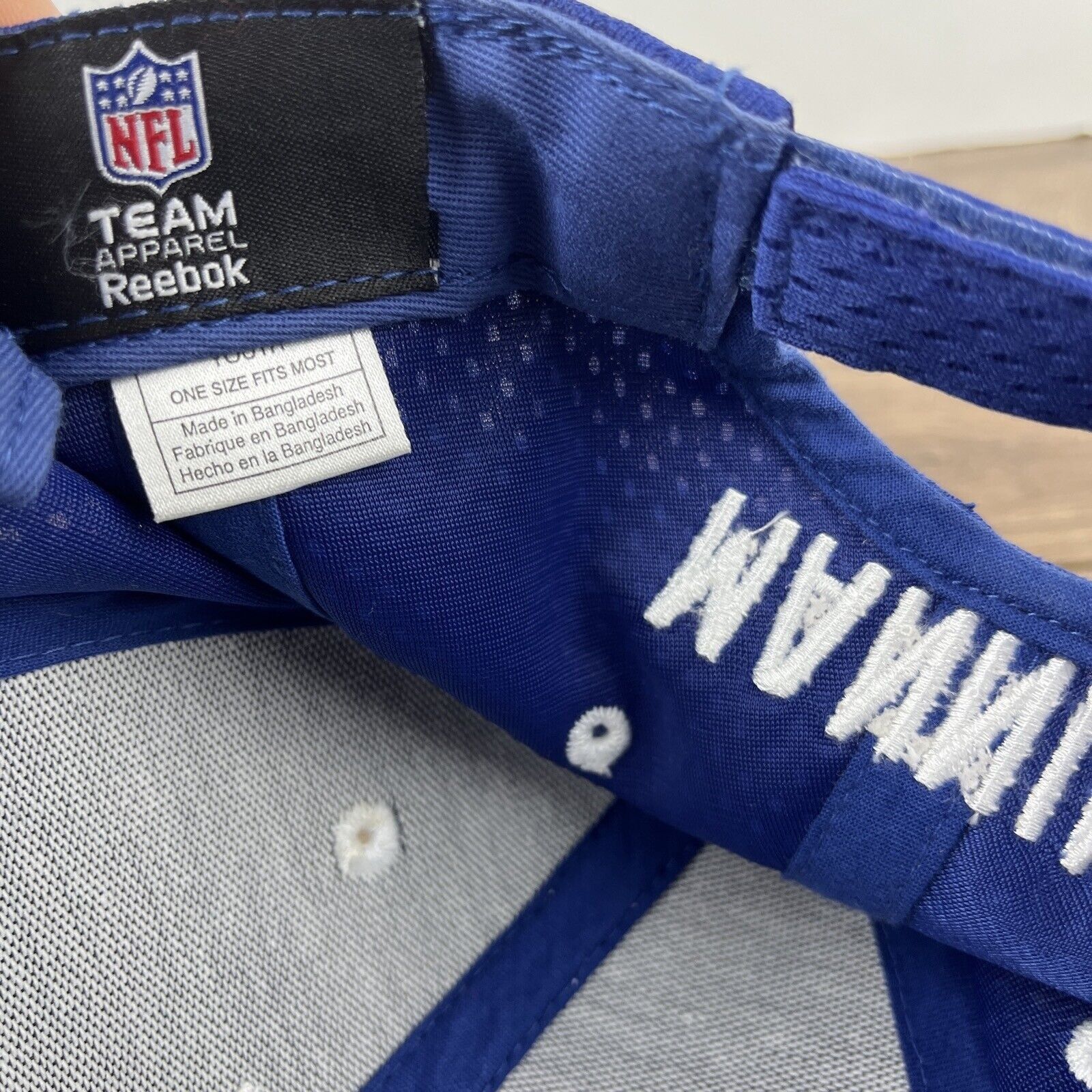 Reebok Indianapolis Colts Hat Reebok Adjustable YOUTH Size Hat Peyt Size ONE SIZE - 17 Thumbnail