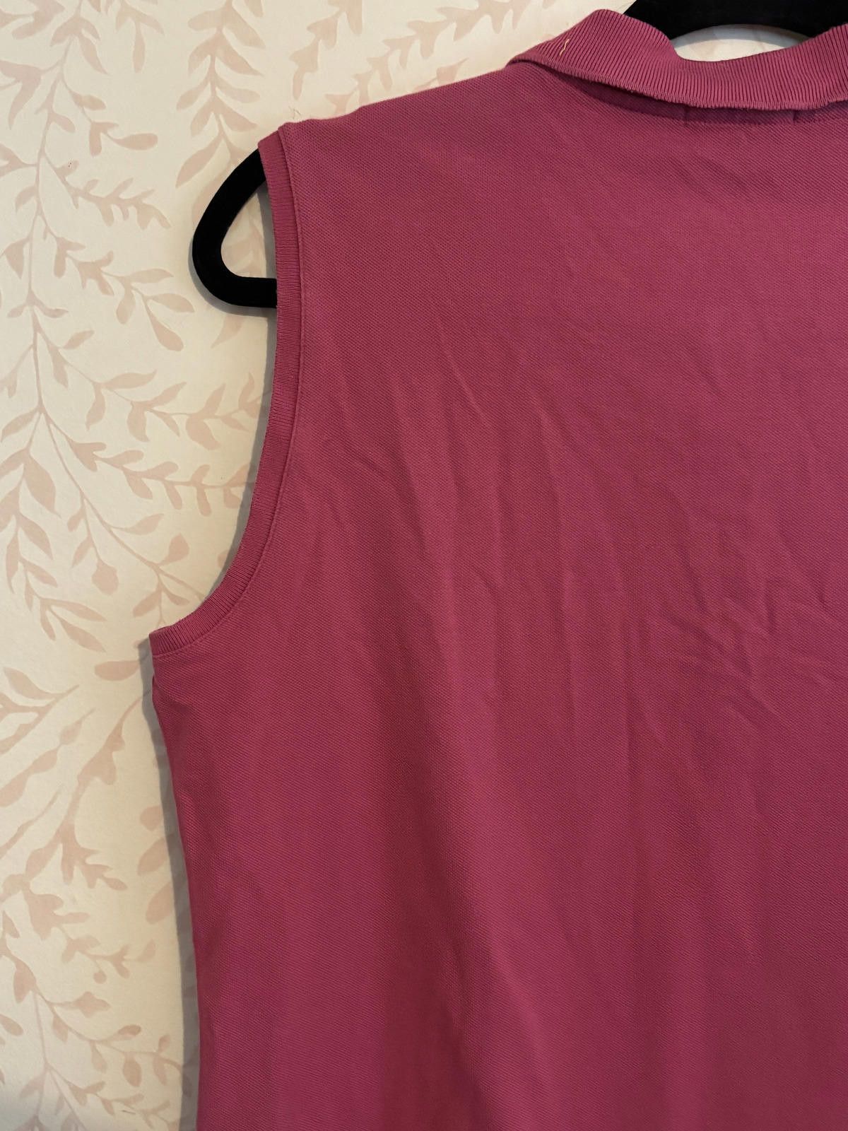 Lacoste Lacoste Sleeveless Pink Polo Shirt Size 44 Size L / US 10 / IT 46 - 7 Thumbnail