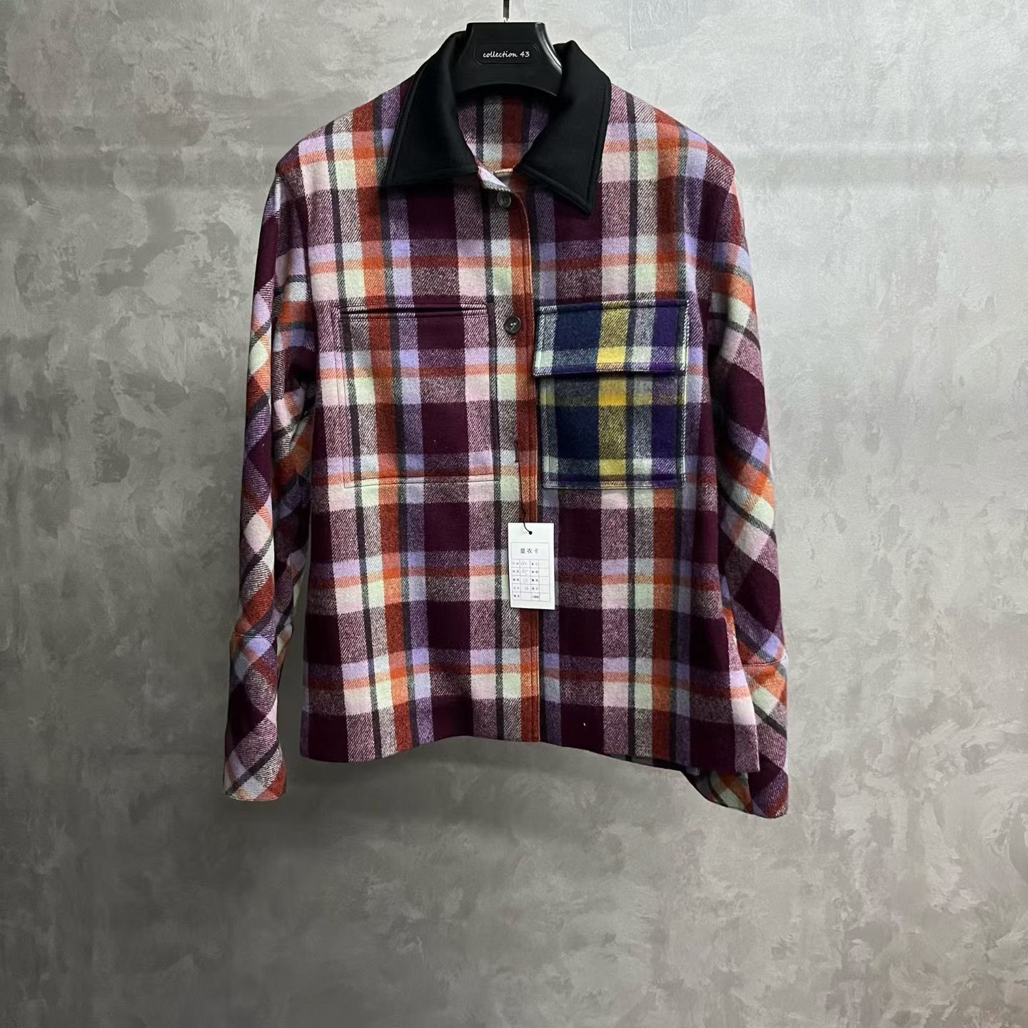 Loewe Loewe Multi Plaid Lapel Casual Jacket Size US XXS / EU 40 - 1 Thumbnail