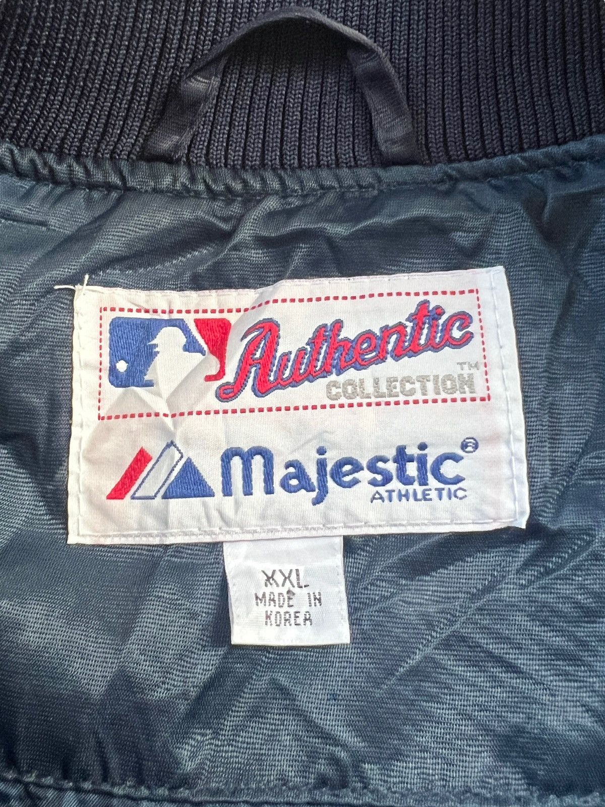 Majestic × New York Yankees × Vintage Vintage Majestic New York Yankees Bomber Jacket Size US XXL / EU 58 / 5 - 12 Thumbnail