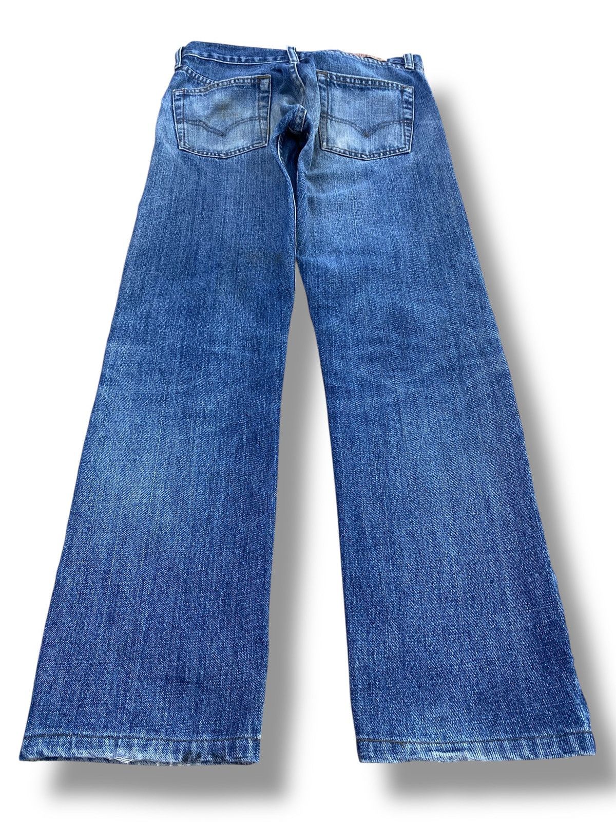 Levi's Levi’s Faded Wash Whiskers Style Straight Cut Jeans Size US 28 / EU 44 - 3 Thumbnail