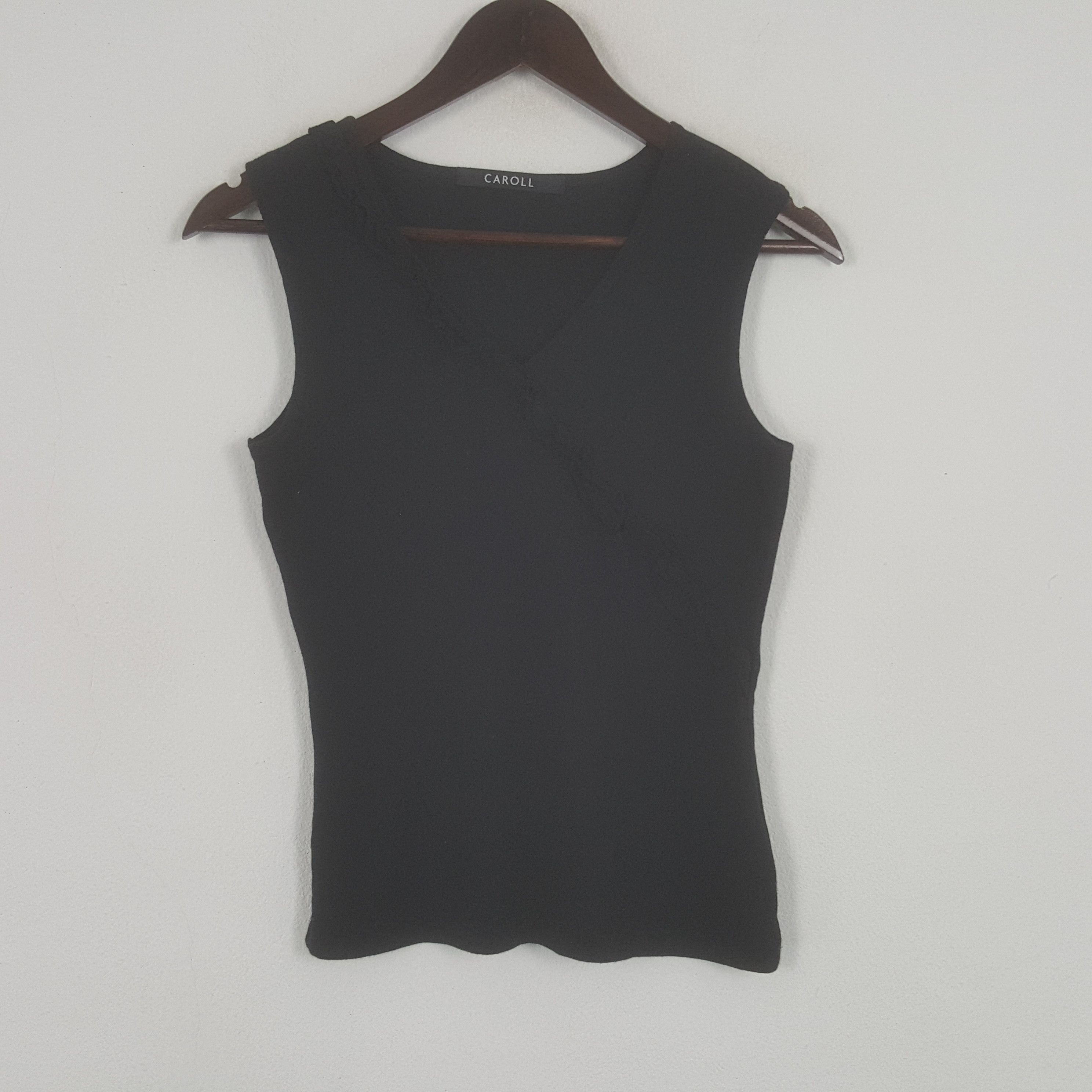 Vintage Vintage Caroll France Tank Shirt Size XS / US 0-2 / IT 36-38 - 1 Thumbnail