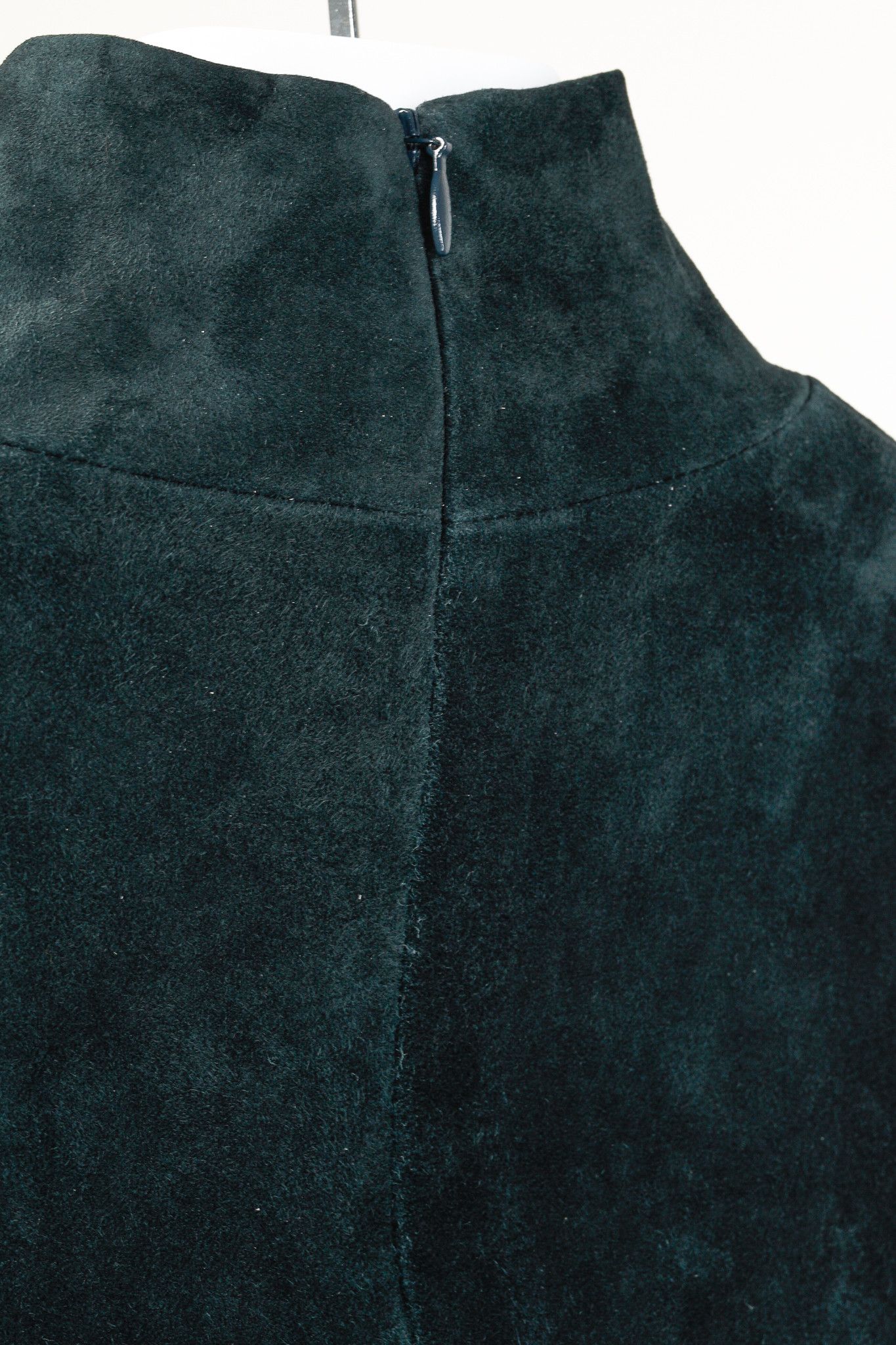 The Row The Row Beatty Dark Green Stretch-Suede Turtleneck Top Size M / US 6-8 / IT 42-44 - 5 Thumbnail